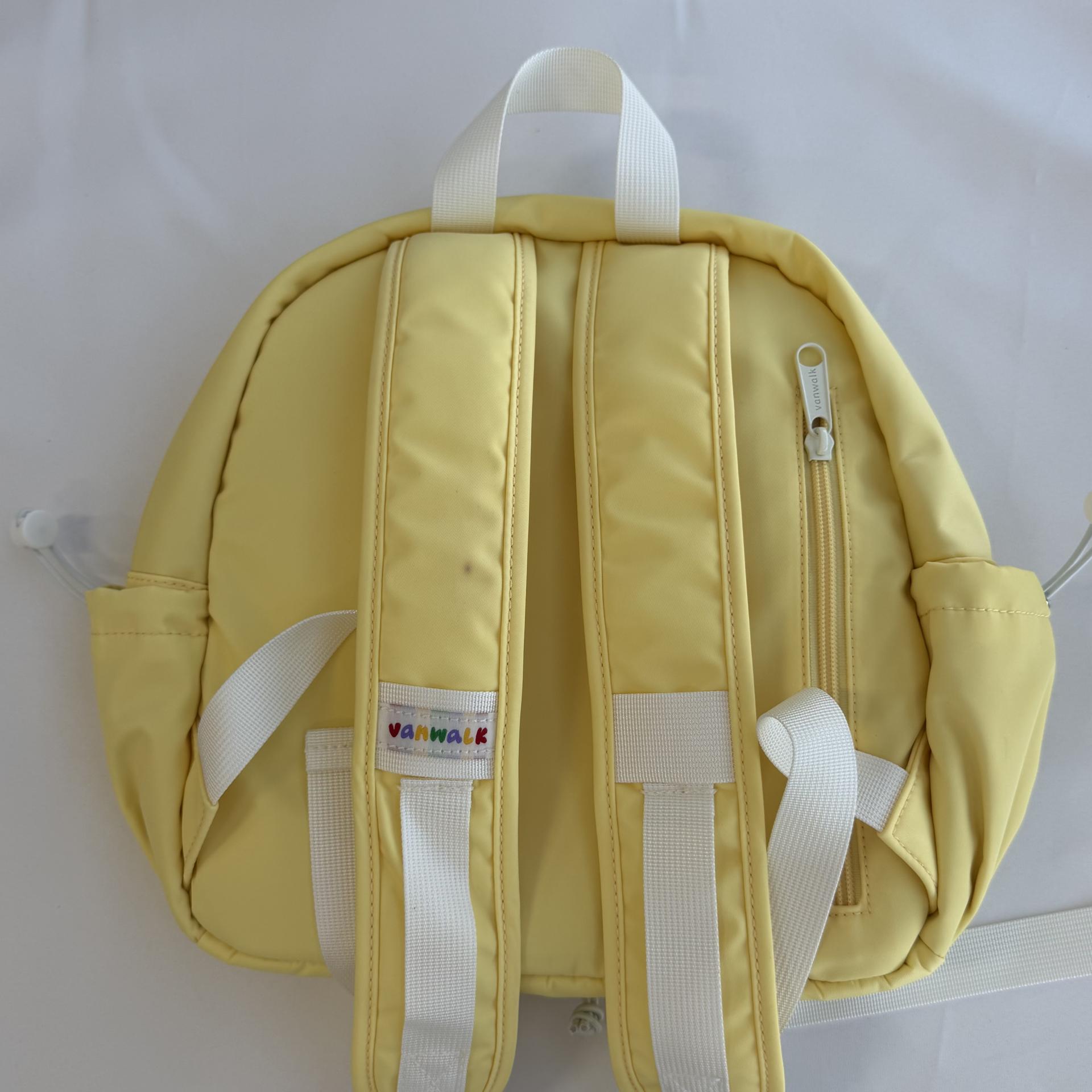 [SAMPLE SALE] 애벌레 백팩 / 크림 옐로우 복제