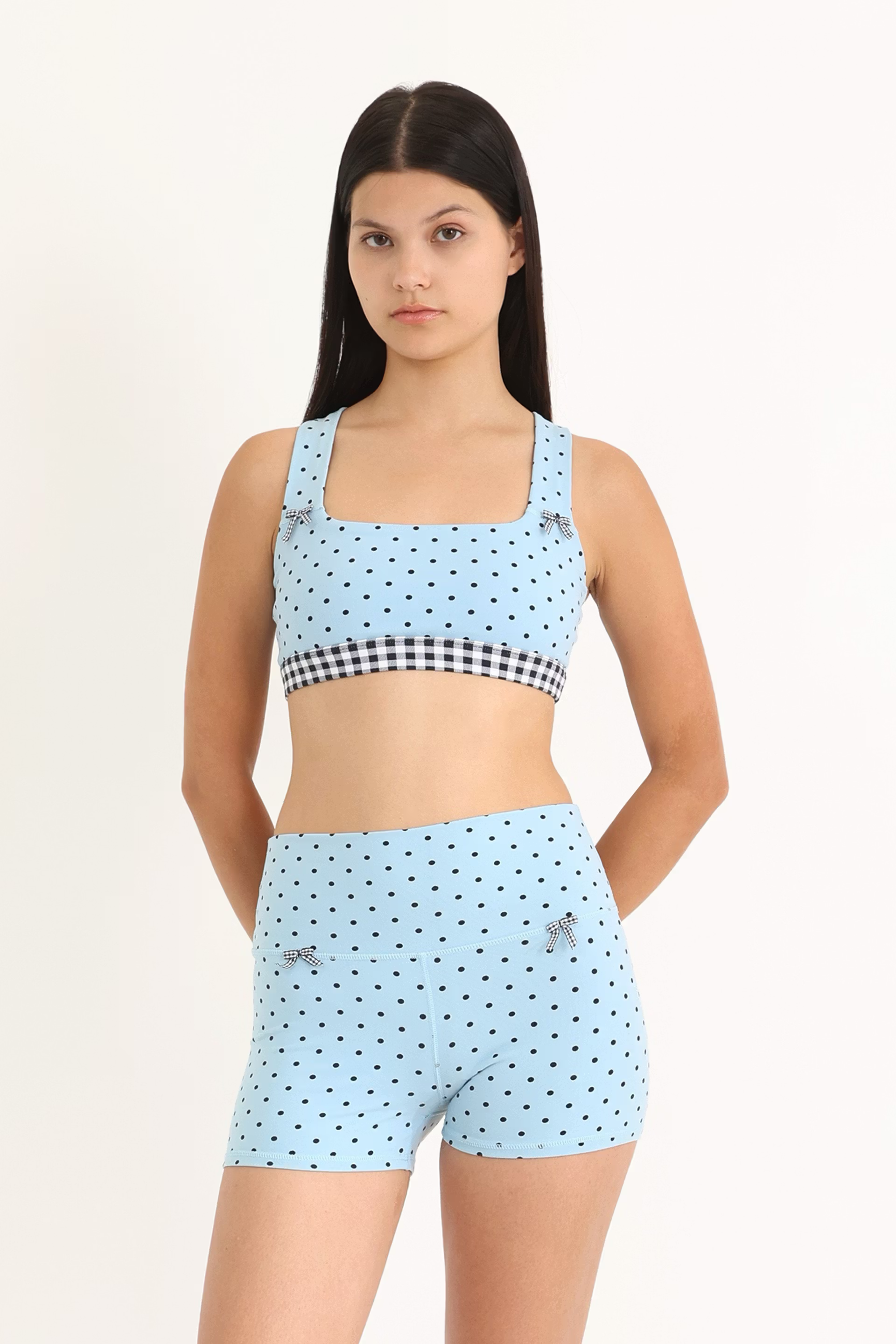 Yuki 3" Yoga Short Blue