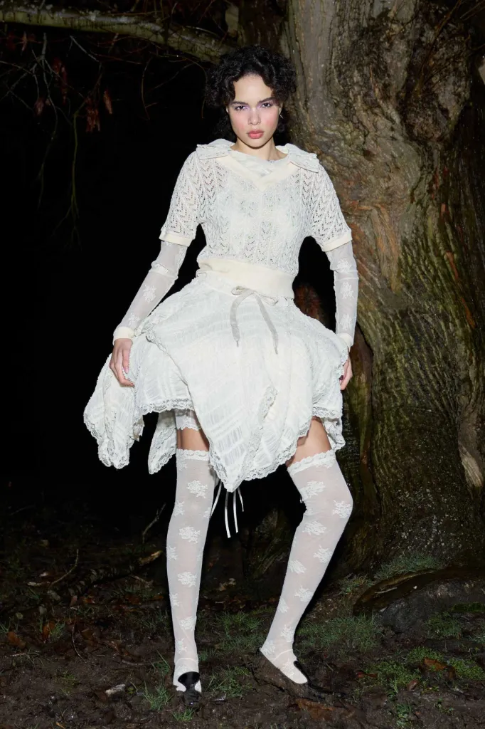 Knee High Lace Socks