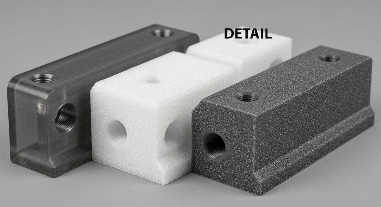 3D 프린팅 소재와 표면 참고 이미지