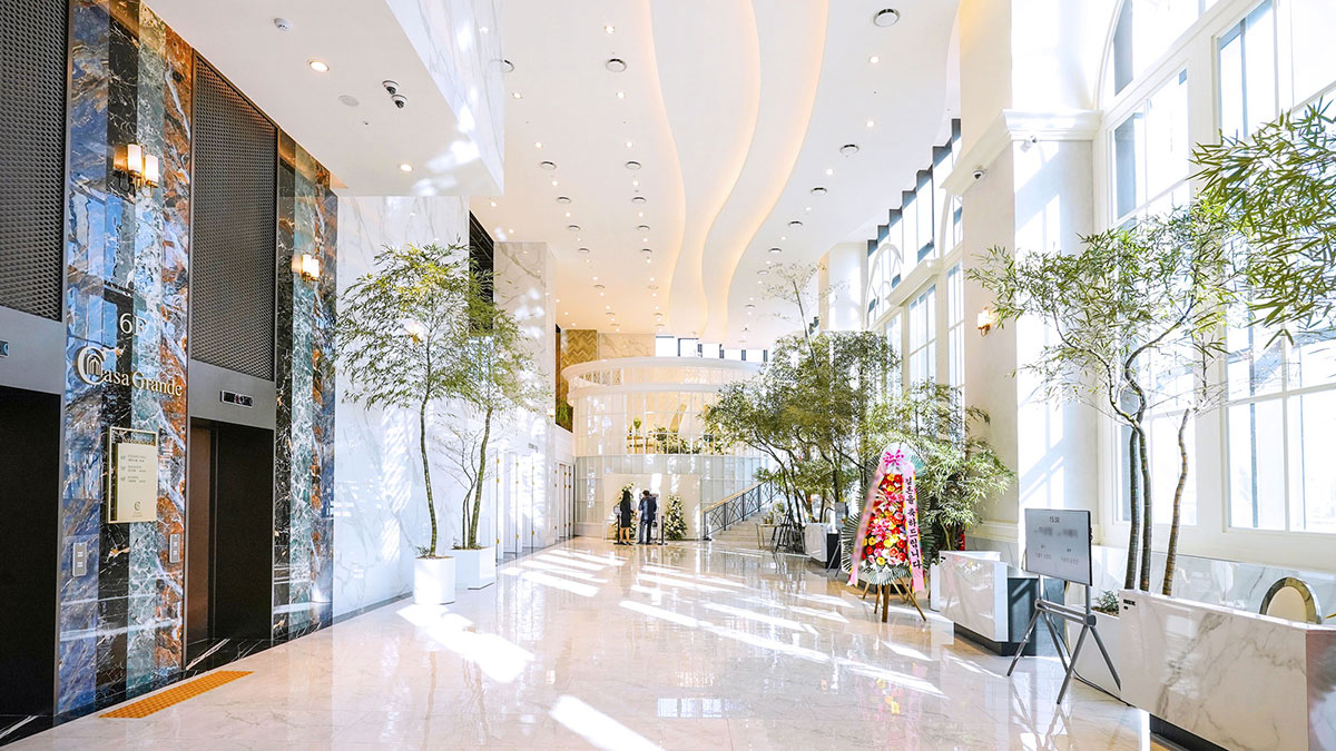 까사그랑데 센트로 웨딩홀 에떼르노홀 입구