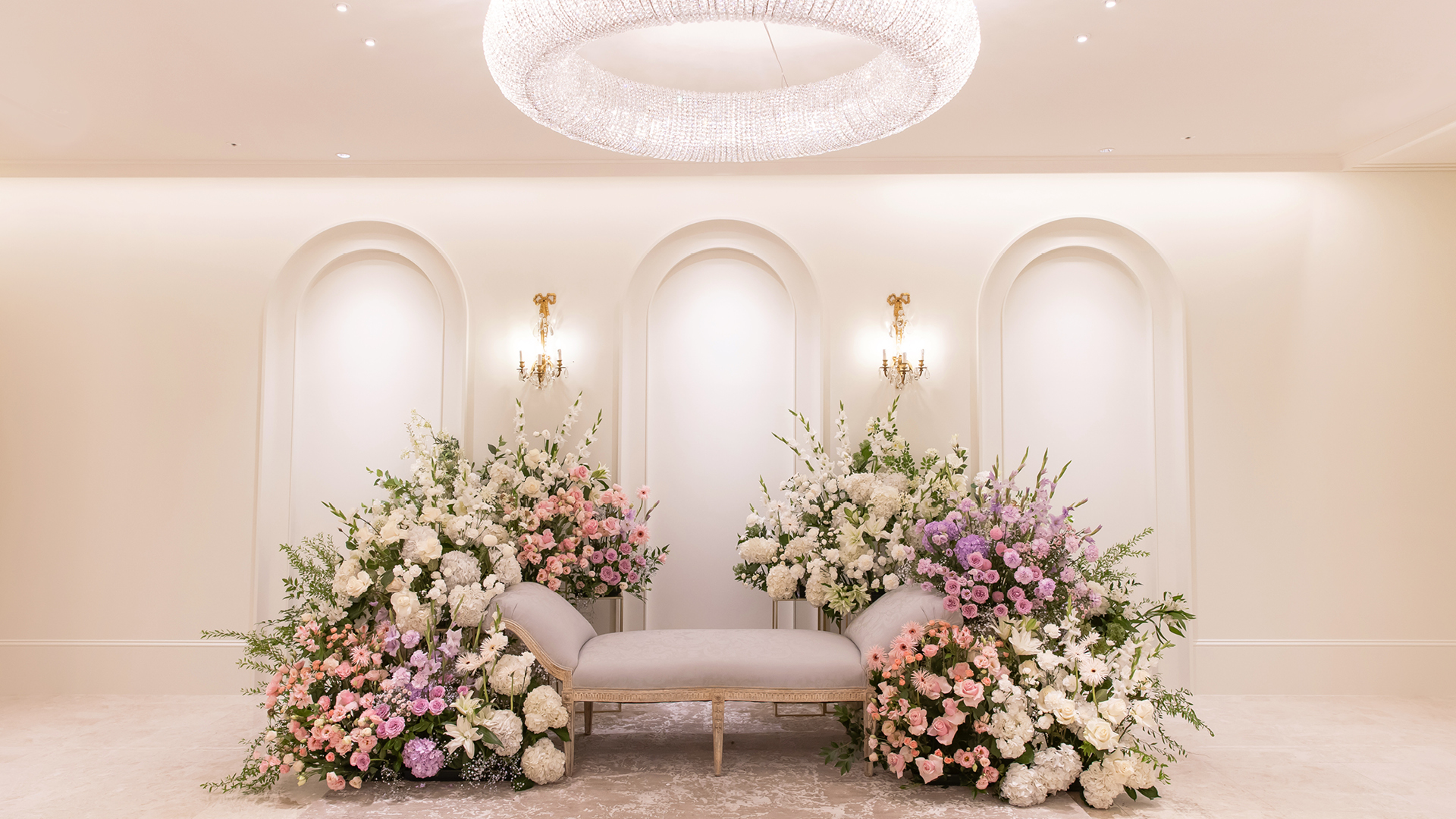 하우스 오브 더 라움 웨딩홀 벨루스홀 신부대기실 정면 사진