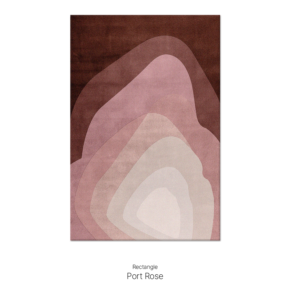 [Agate] Rectangle Port Rose