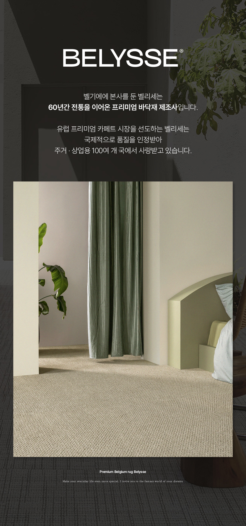 프리미엄 벨기에 인아웃도어 러그 벨리세 브리즈