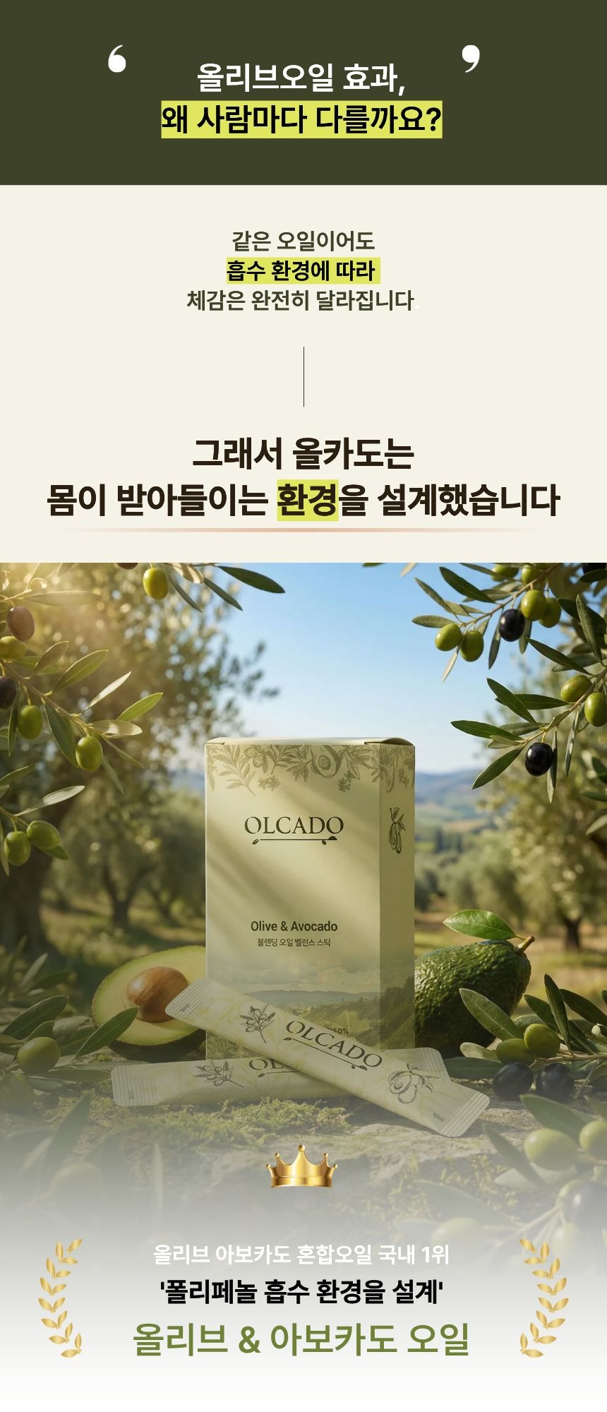[한정수량 최대할인] 올카도 블렌딩 오일 밸런스 스틱 12box (6개월) 올리카도오일