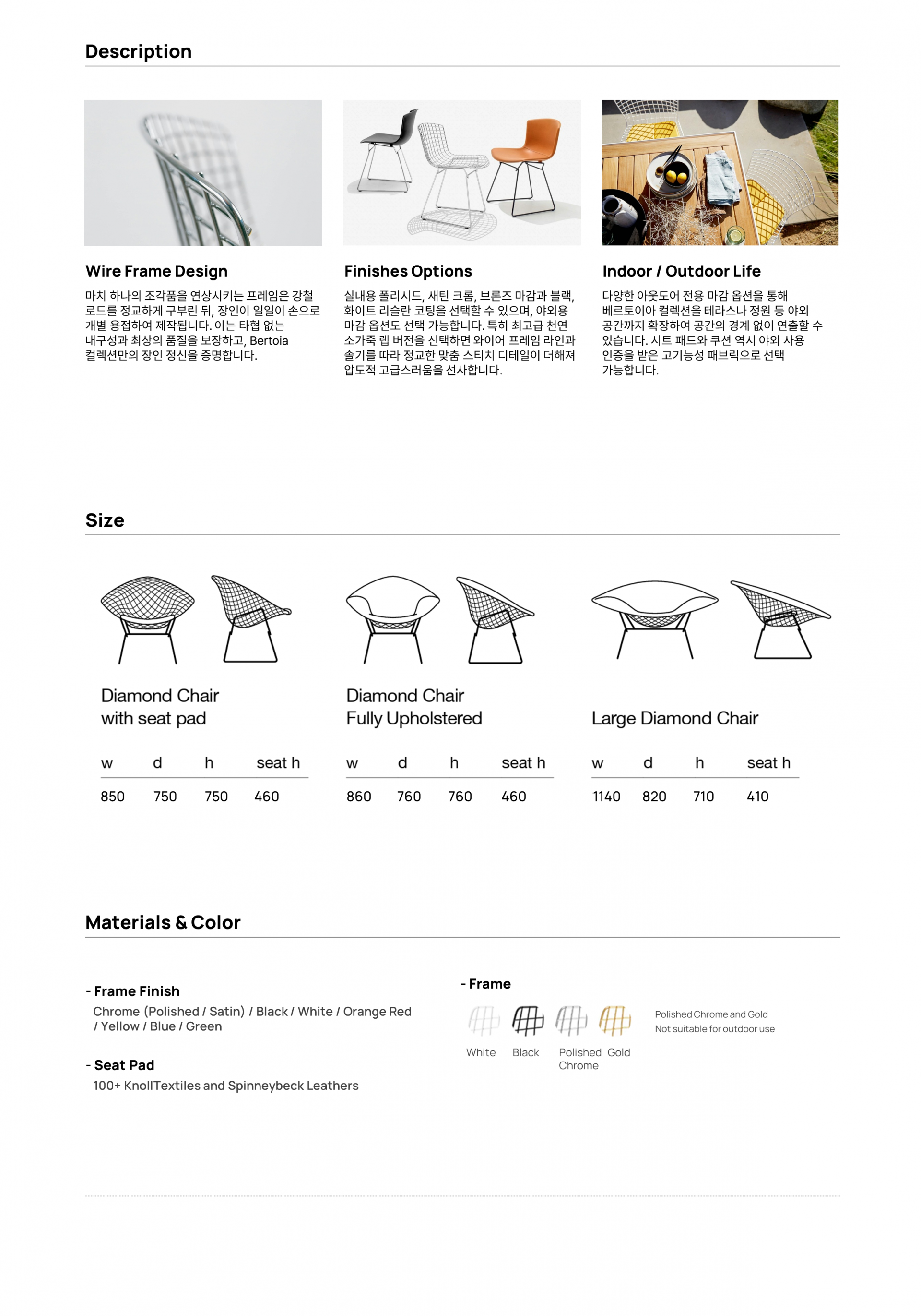 Bertoia Diamond Chair