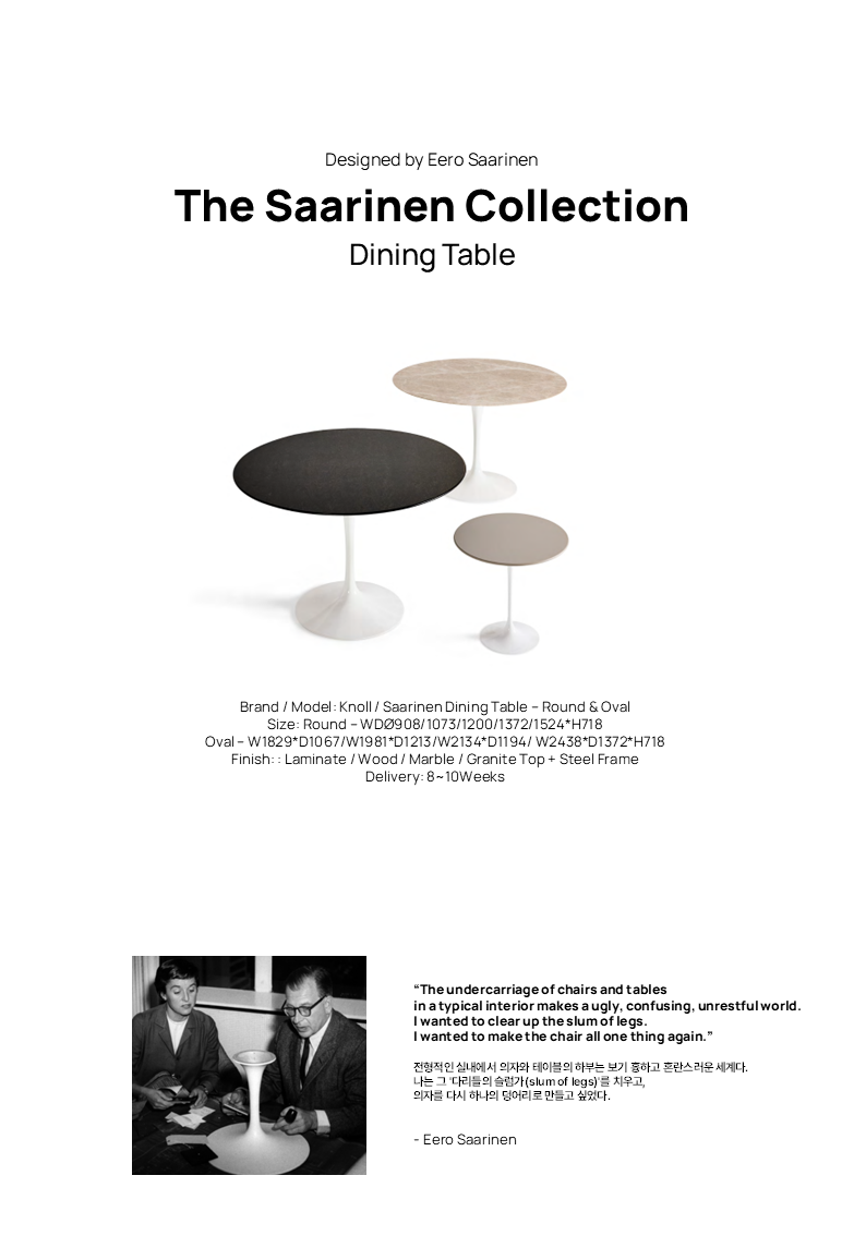Saarinen Dining Table