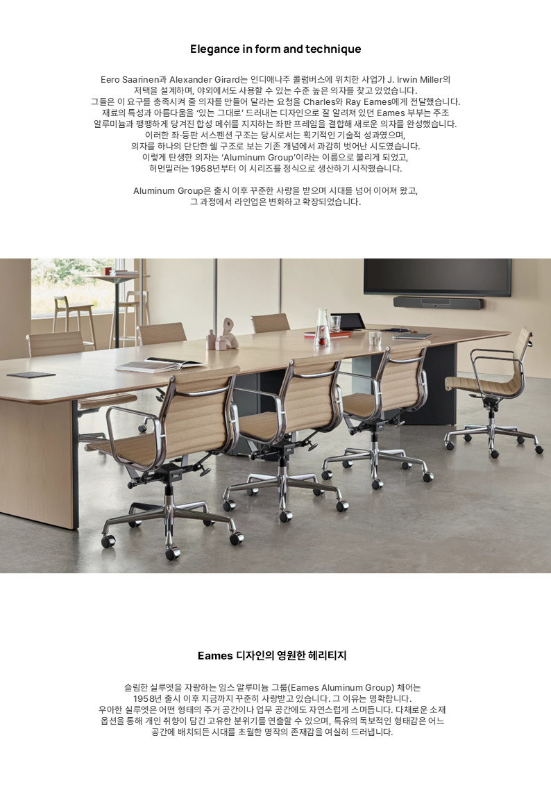 Eames Aluminum Group Chair Management