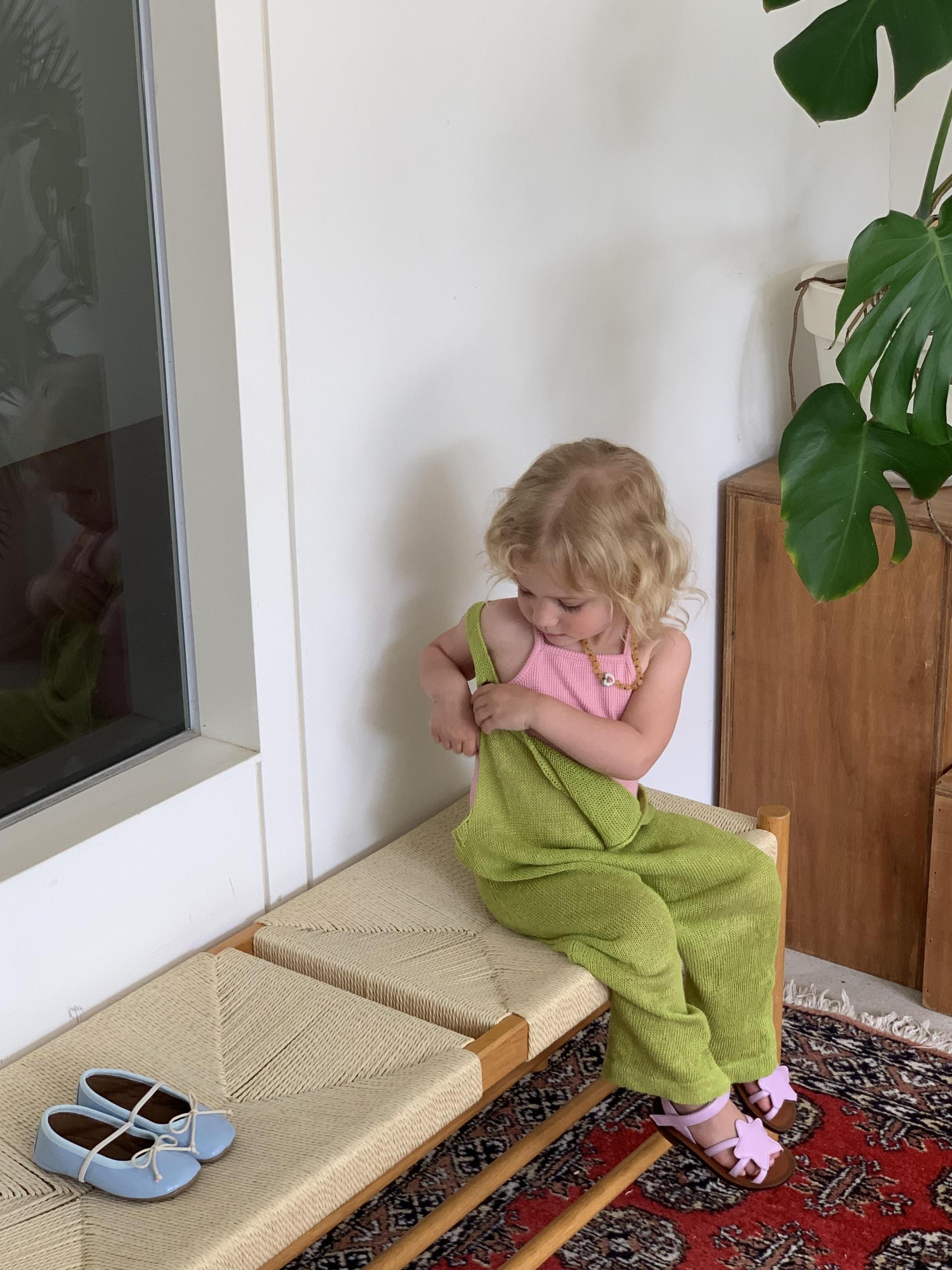 Matcha Knit overall