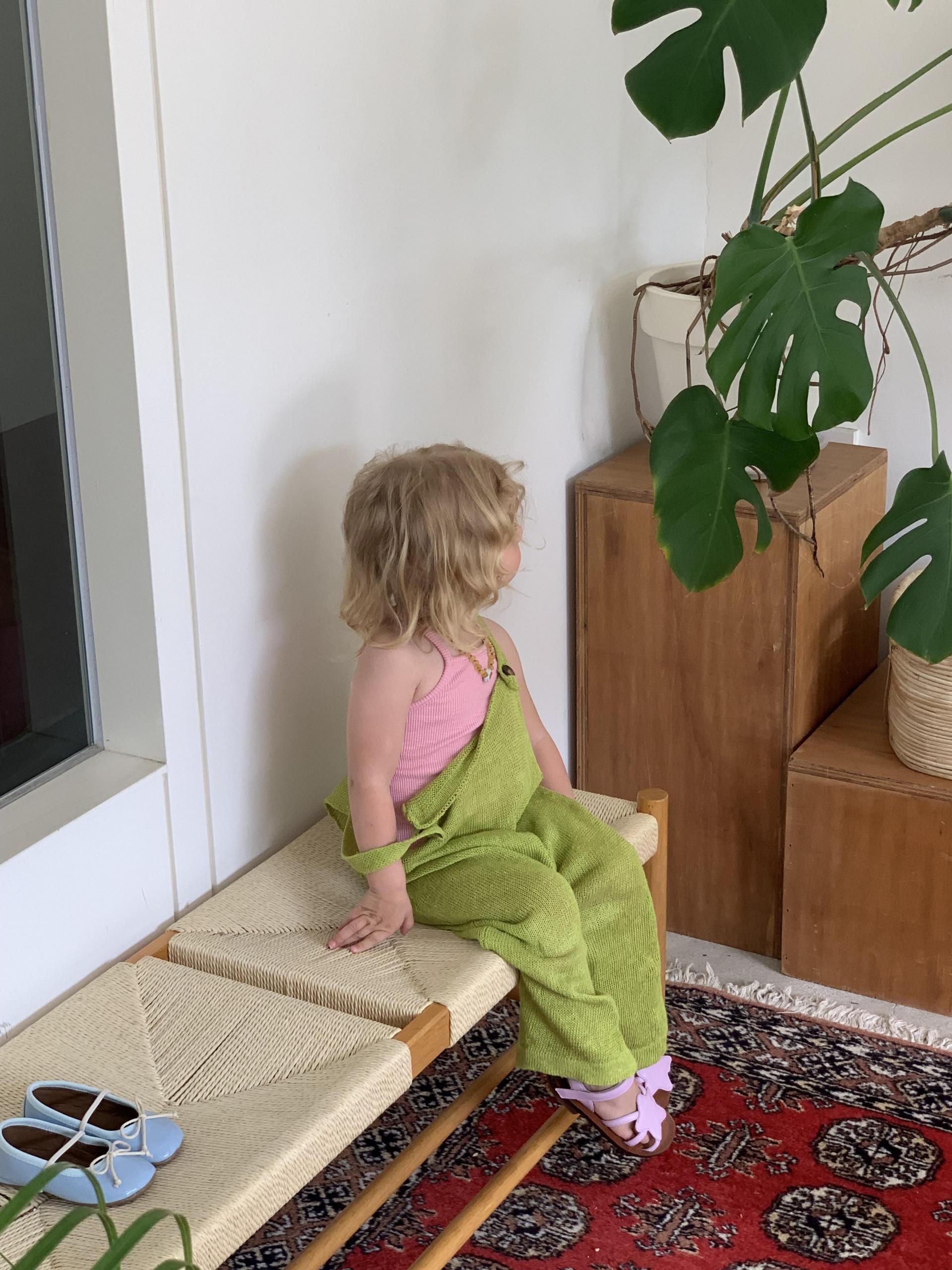 Matcha Knit overall