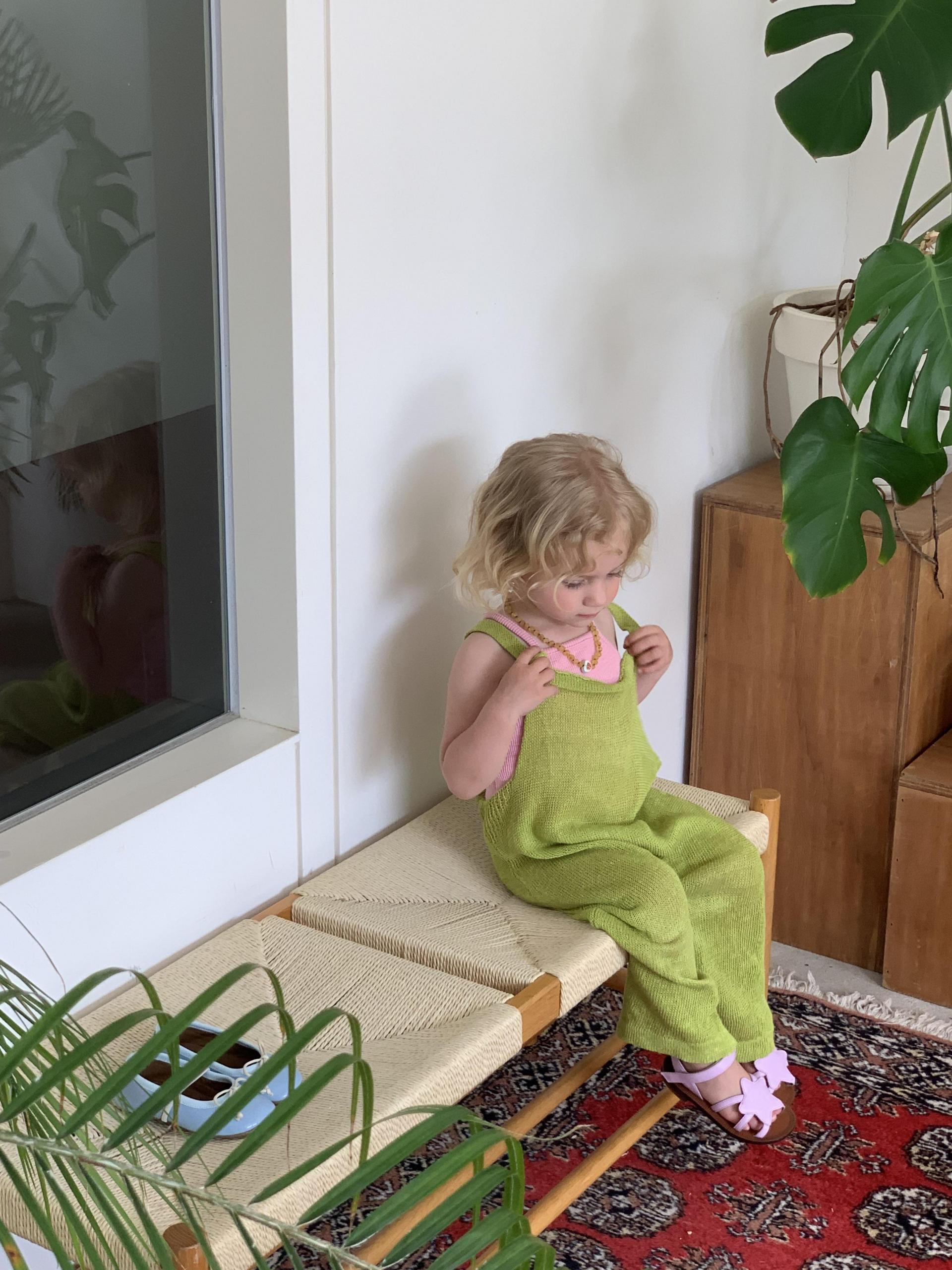 Matcha Knit overall
