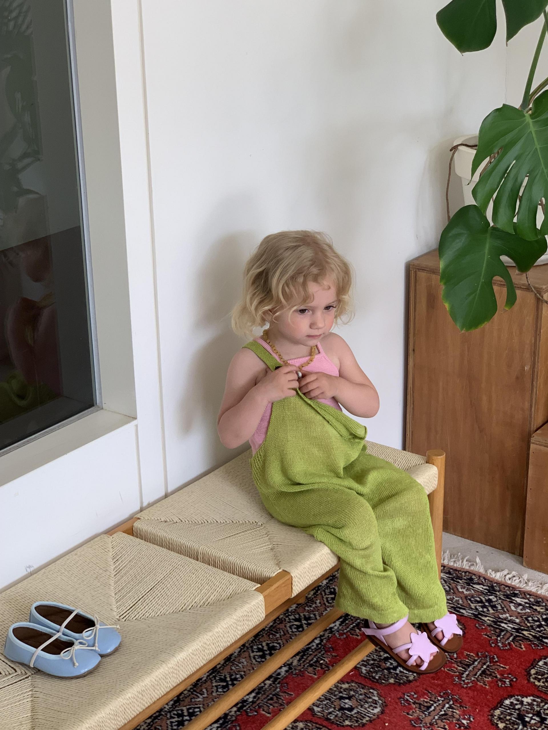 Matcha Knit overall
