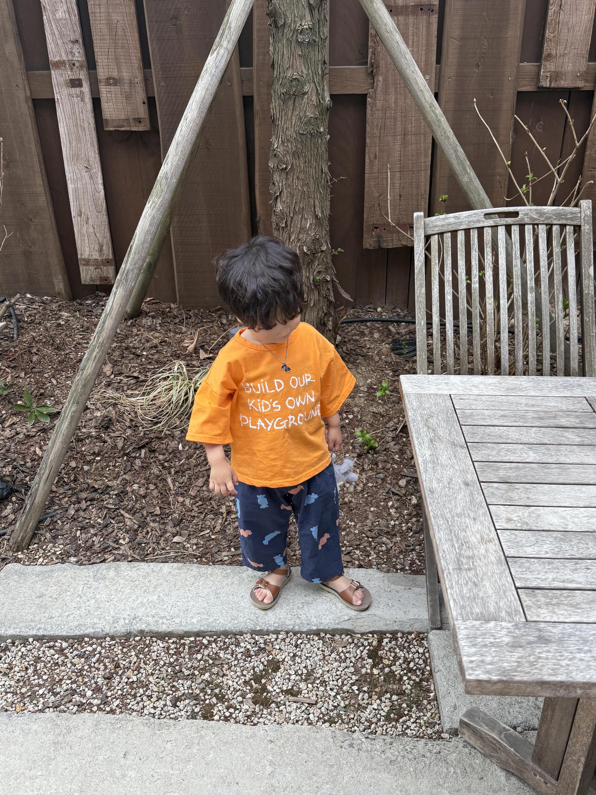 PG Overfit Tee-Orange