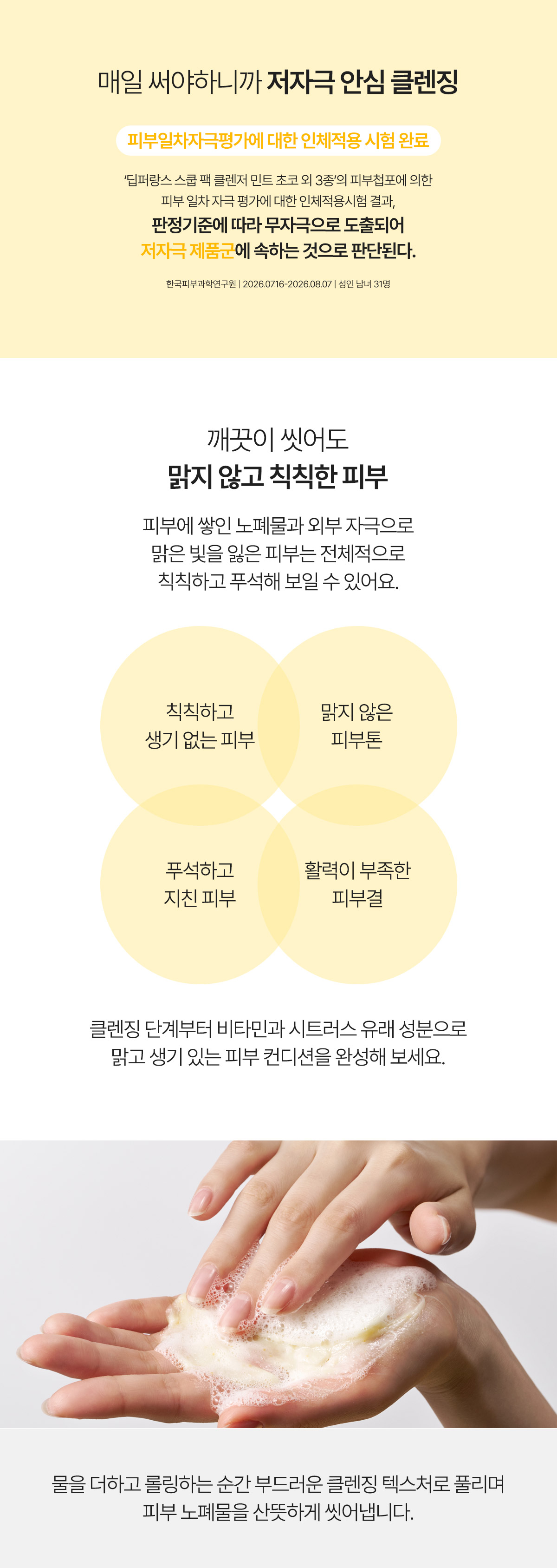 스쿱 팩 클렌저 100ML (레몬샤베트)