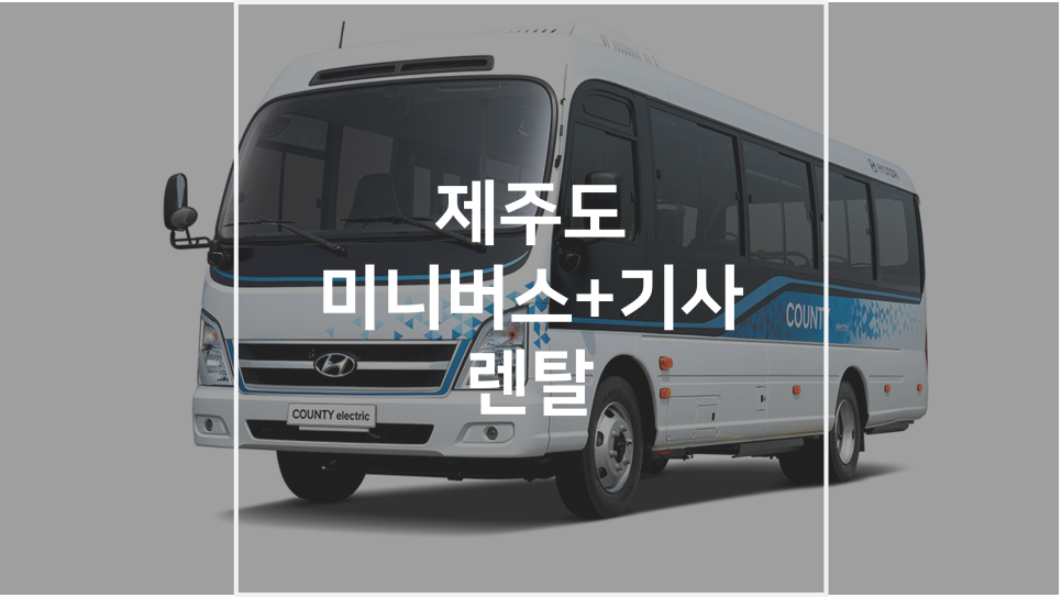 제주도 단체 이동에 필요한 기사 포함 의전 차량 준비 방법 이미지 1