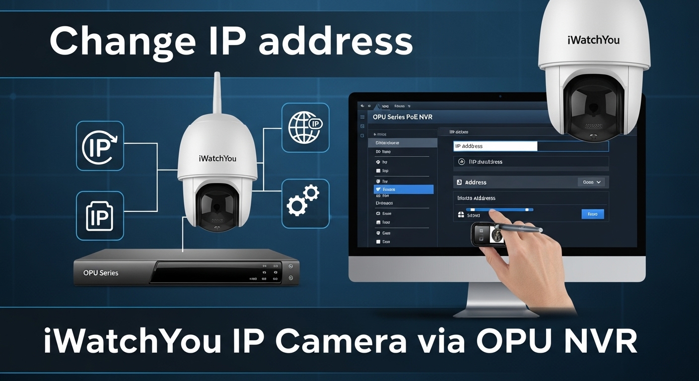 How to change IP Address of Network IP Camera using OPU Series PoE NVR ...