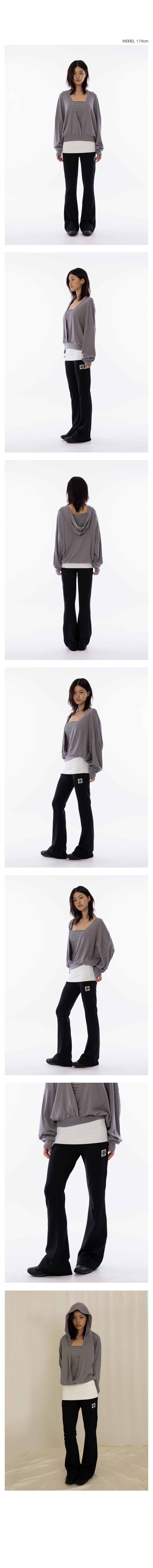 Symbol Printing Folding Pants - Black