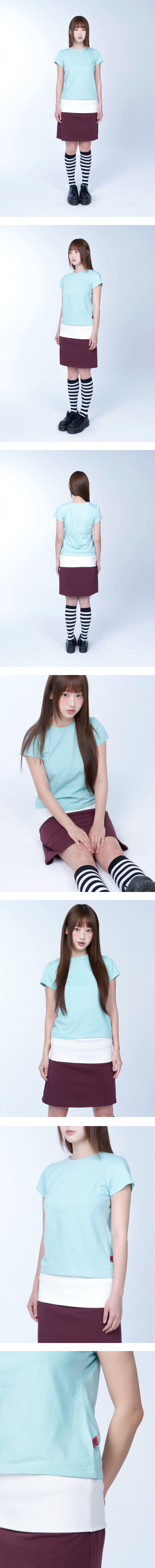 Basic slim top - MINT