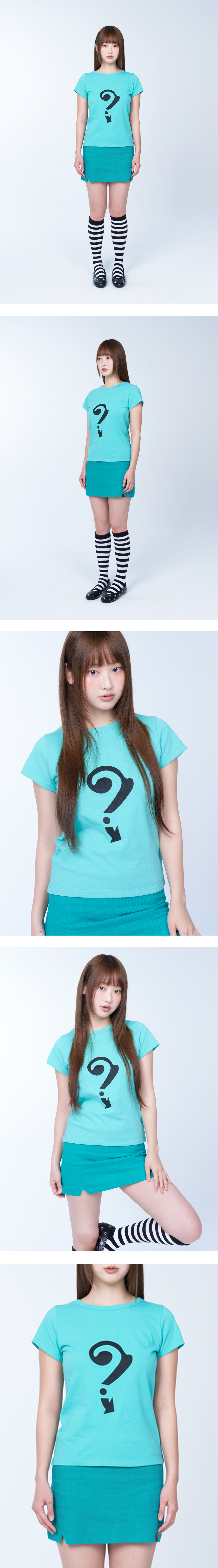 Lye Lye Symbol Printing Tee - Mint