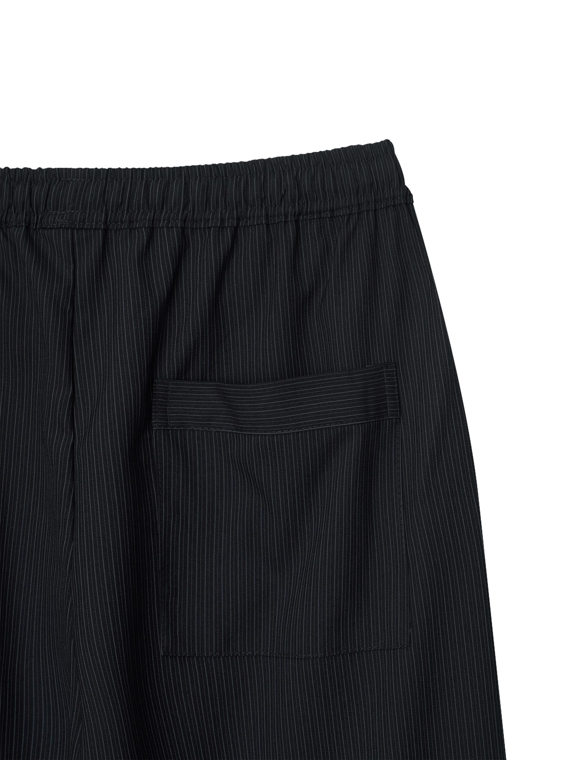 Banding Pants - stripe navy