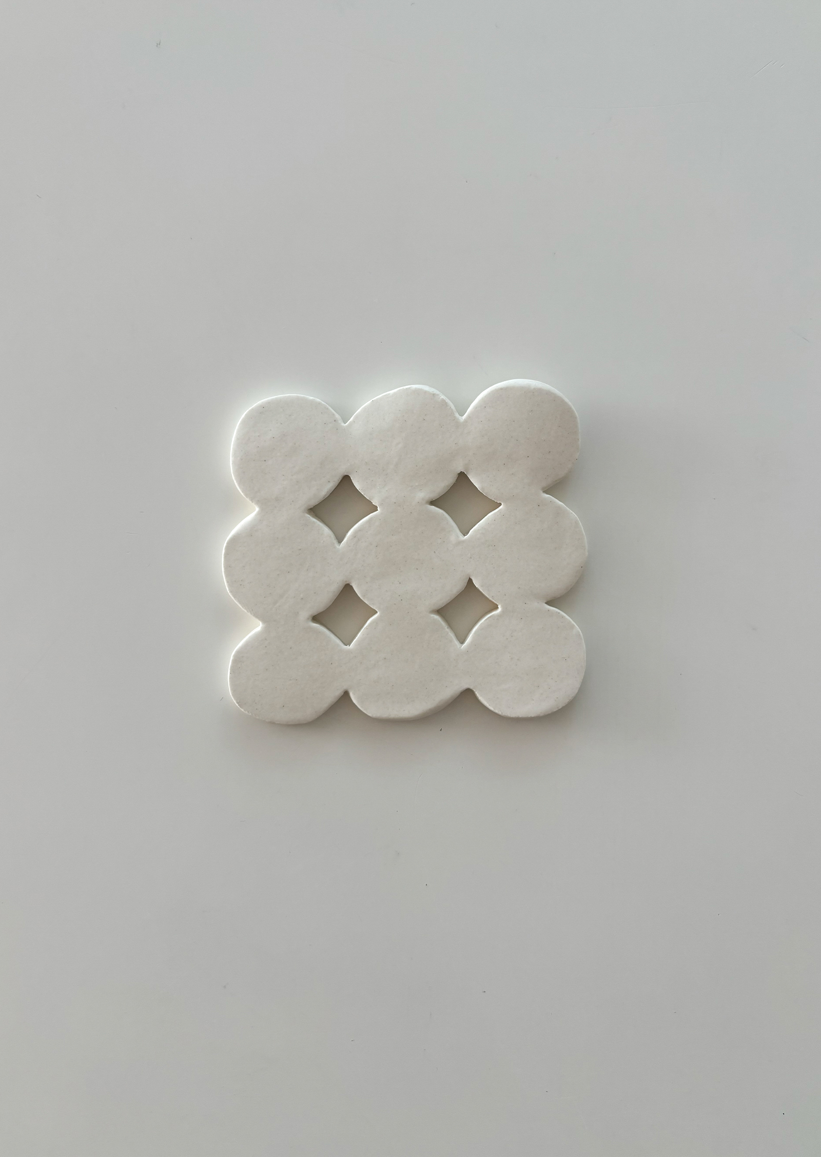 White Pot Holder