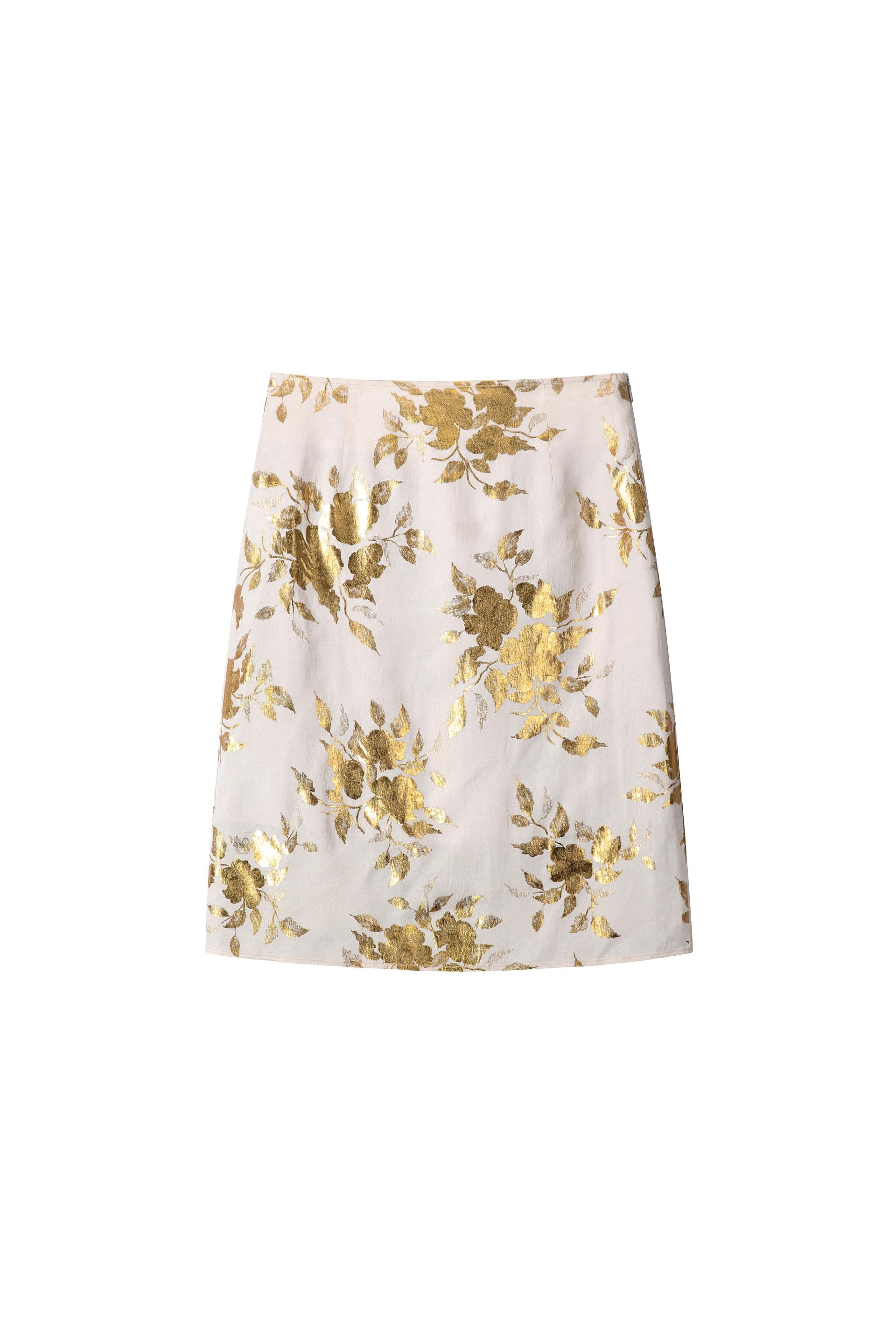 Glow Garden Skirt - cream