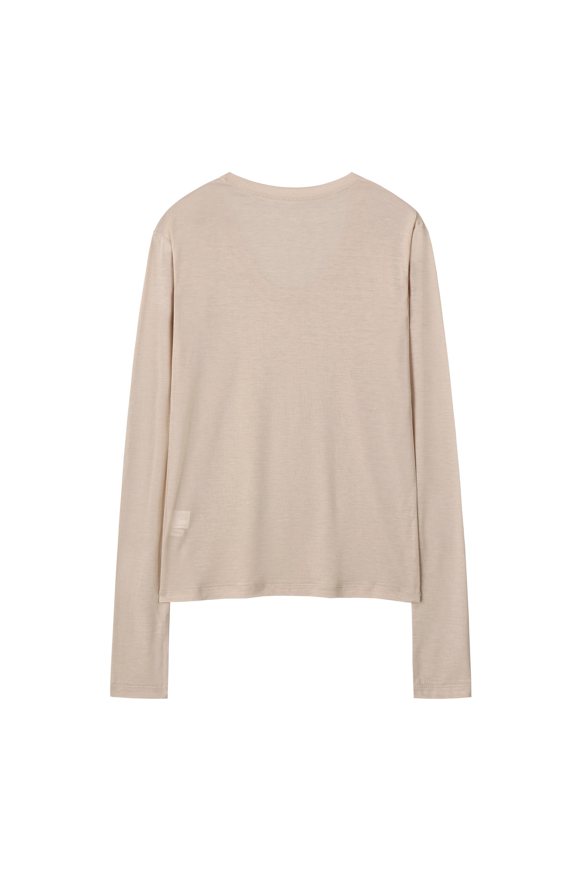 Scoop Neck Tee - oat
