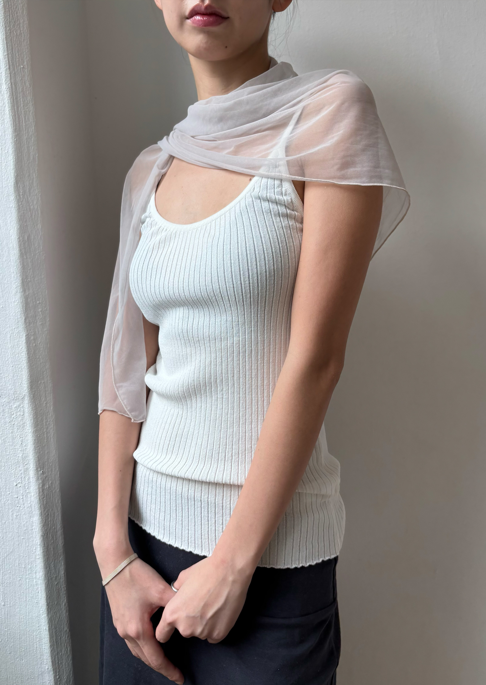 Breezy Shawl Scarf - pale