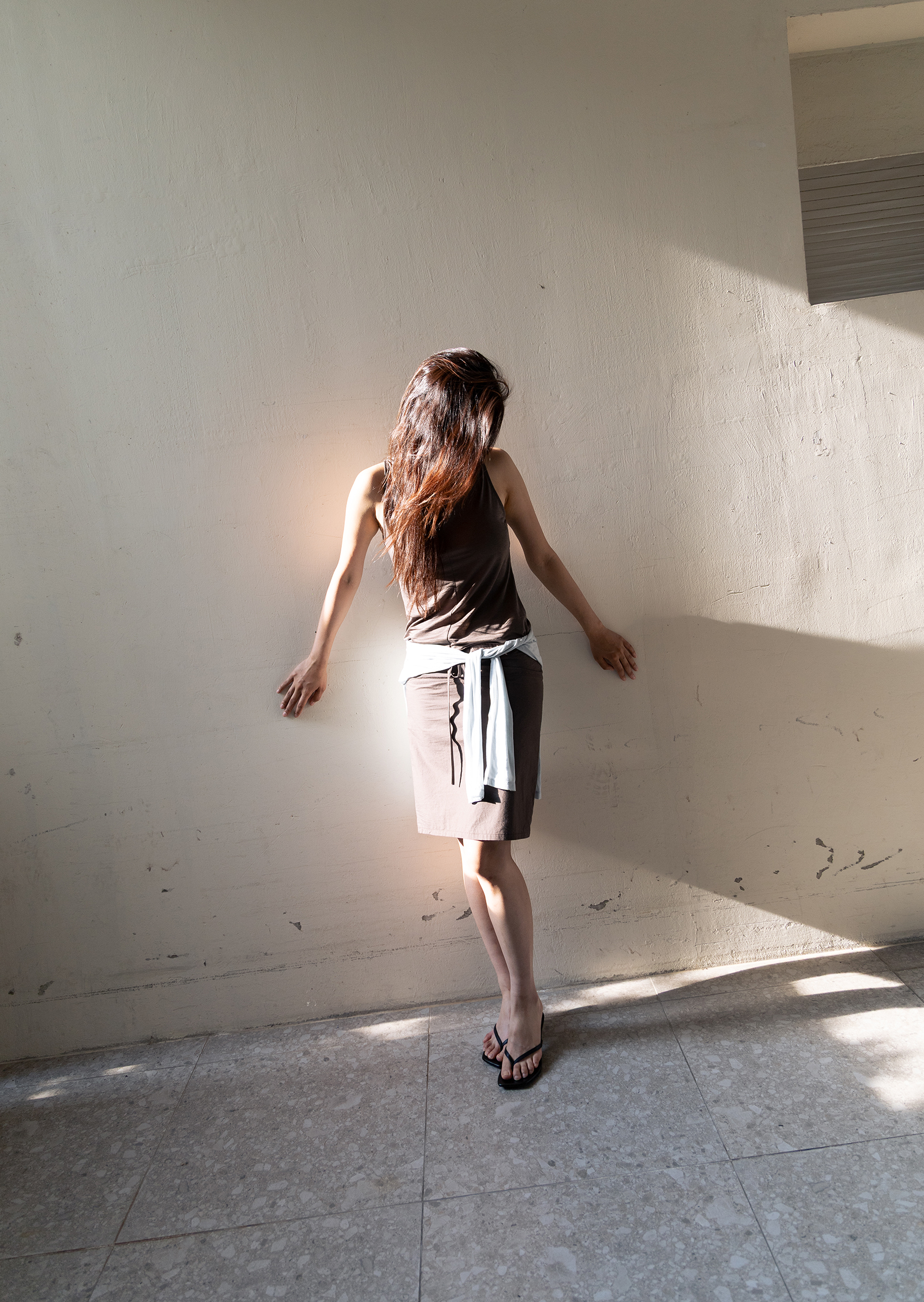 Poplin Skirt - brown
