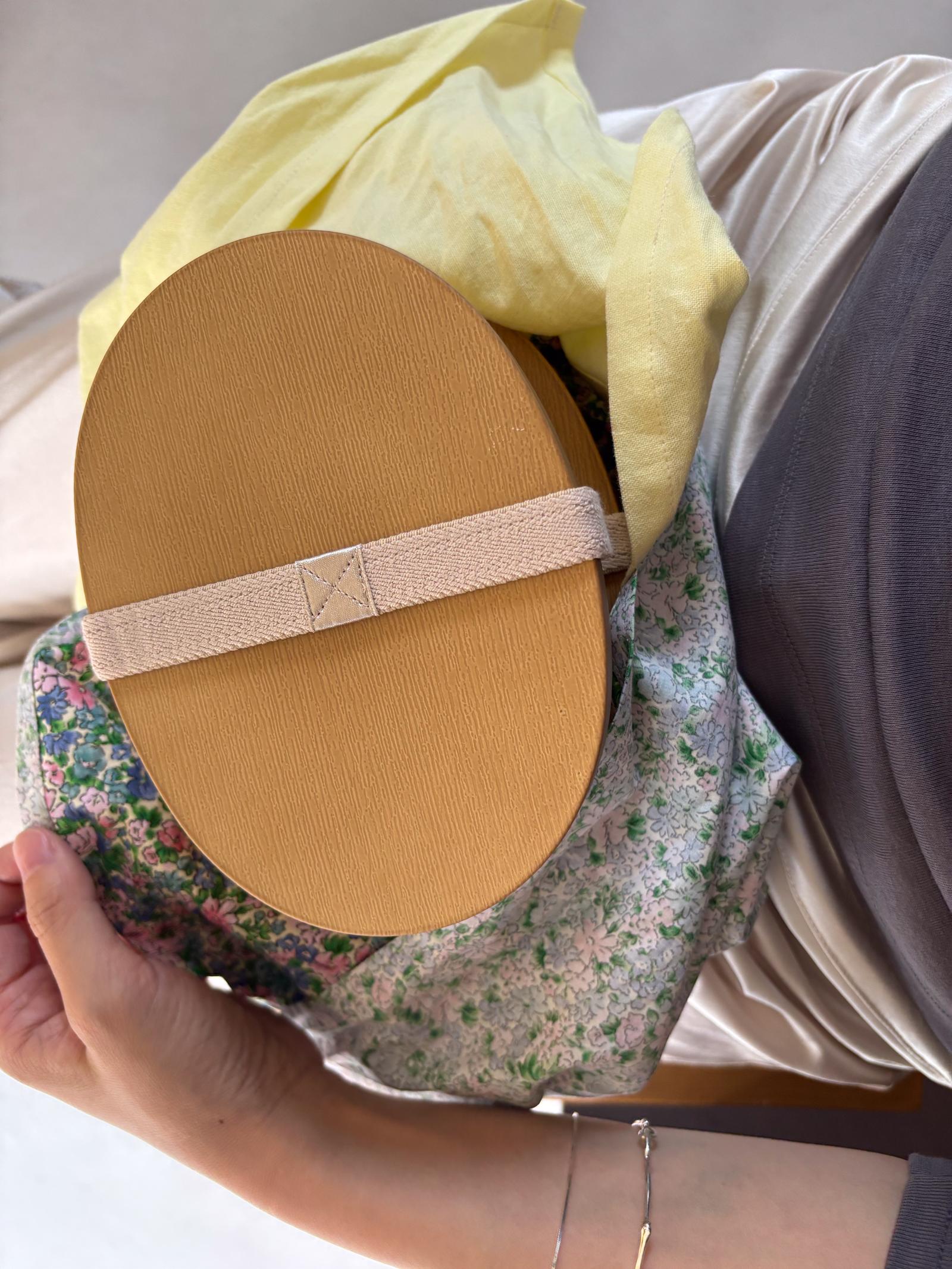 Lunch Box Cloth - yellow/flower, large