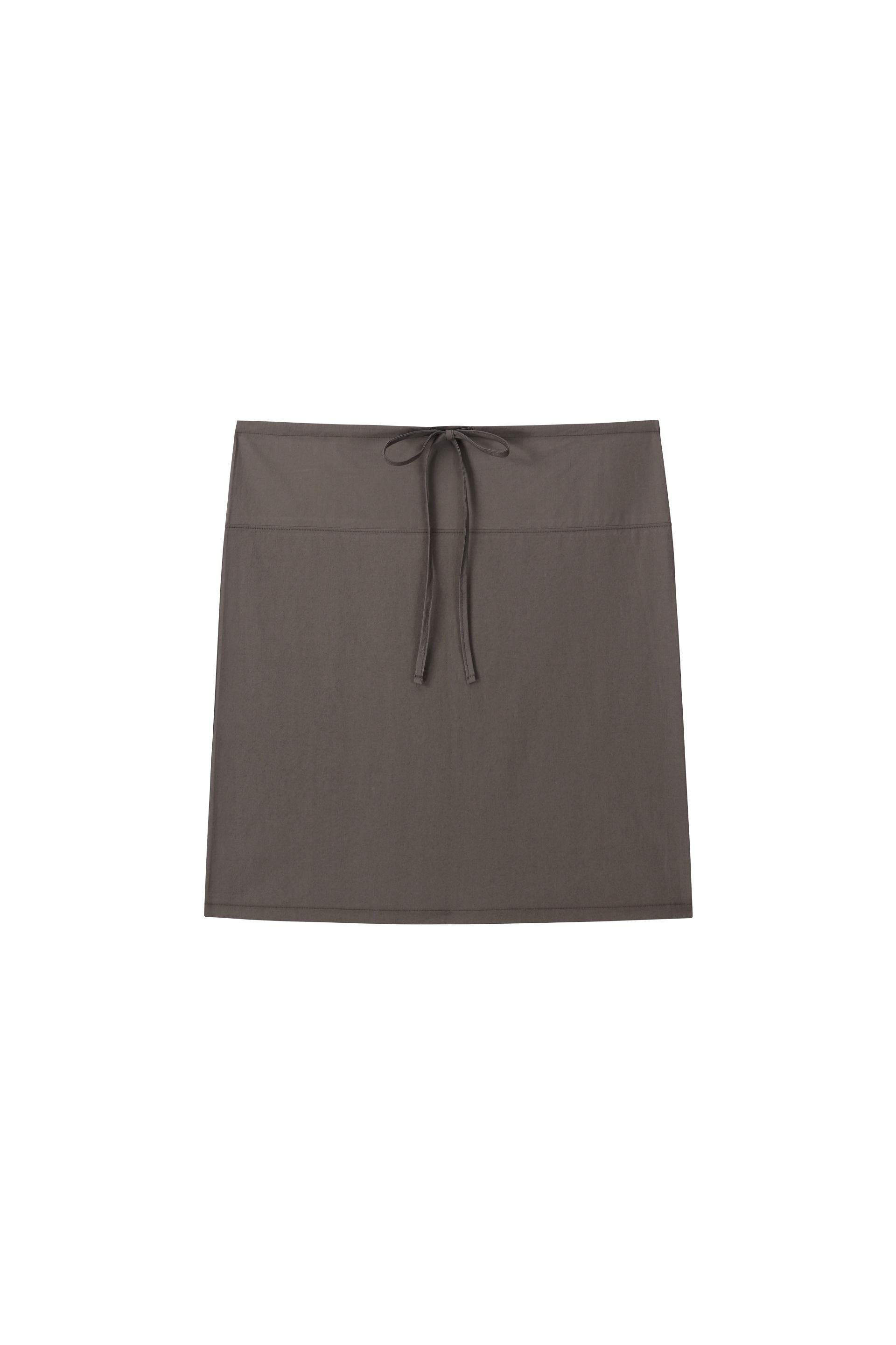 Poplin Skirt - brown