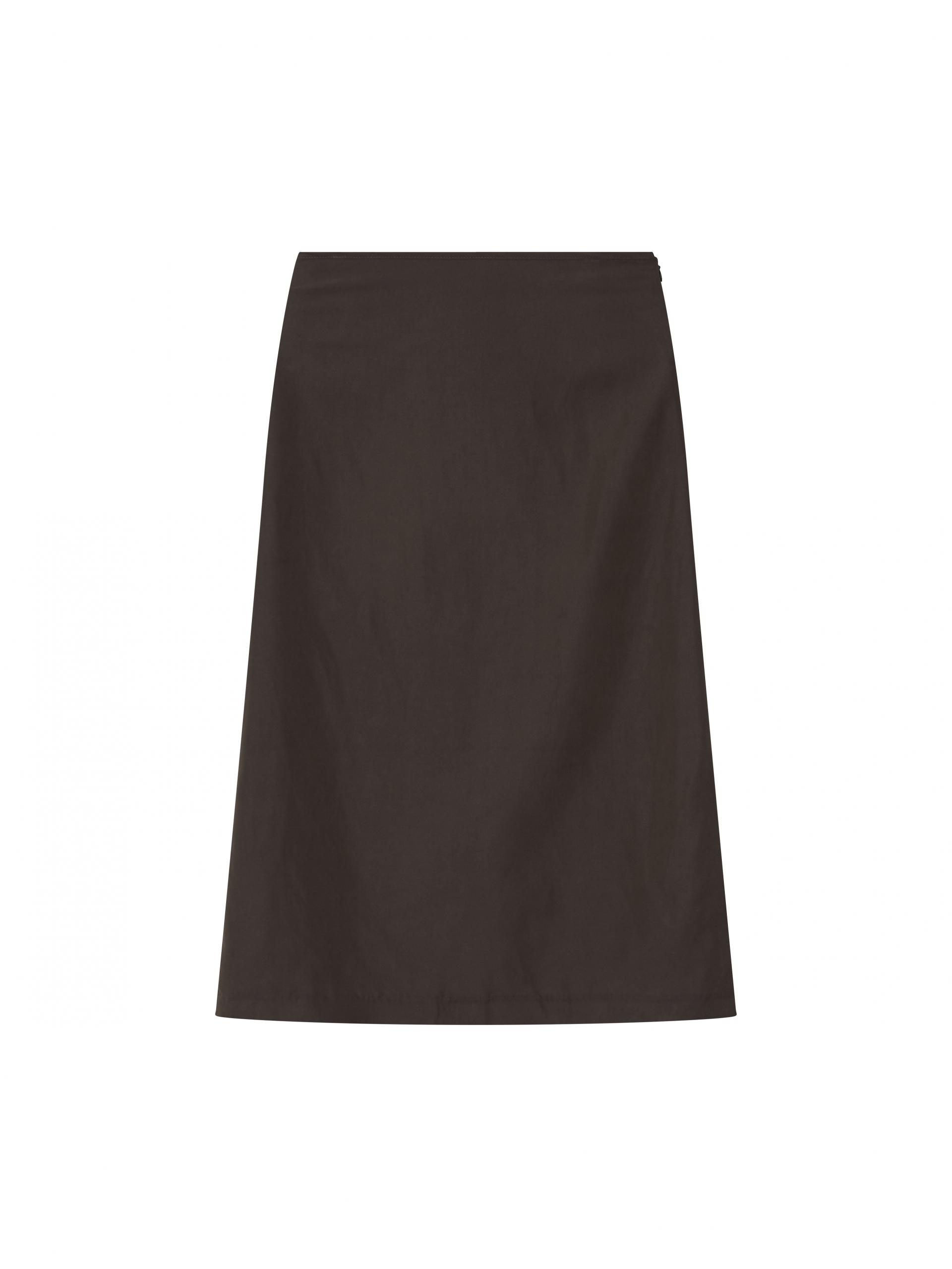 Basic Long Skirt - brown
