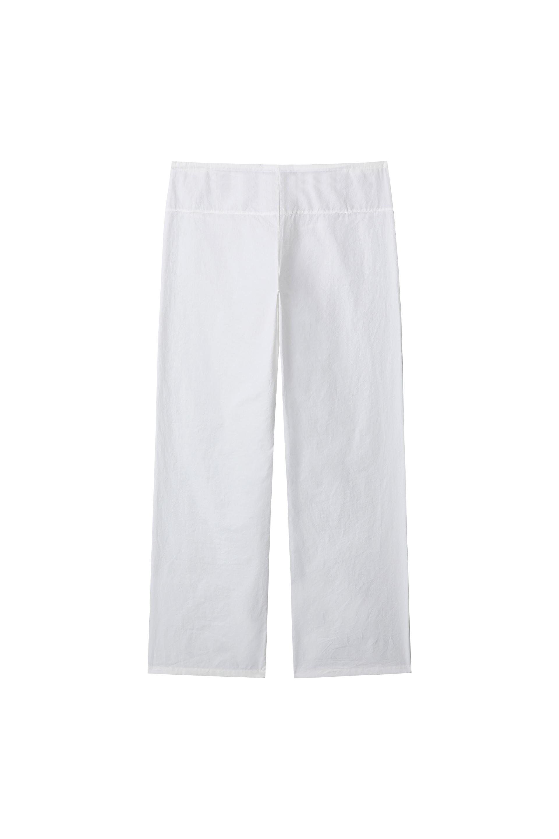 Poplin Pants - white / 7월 6일 출고