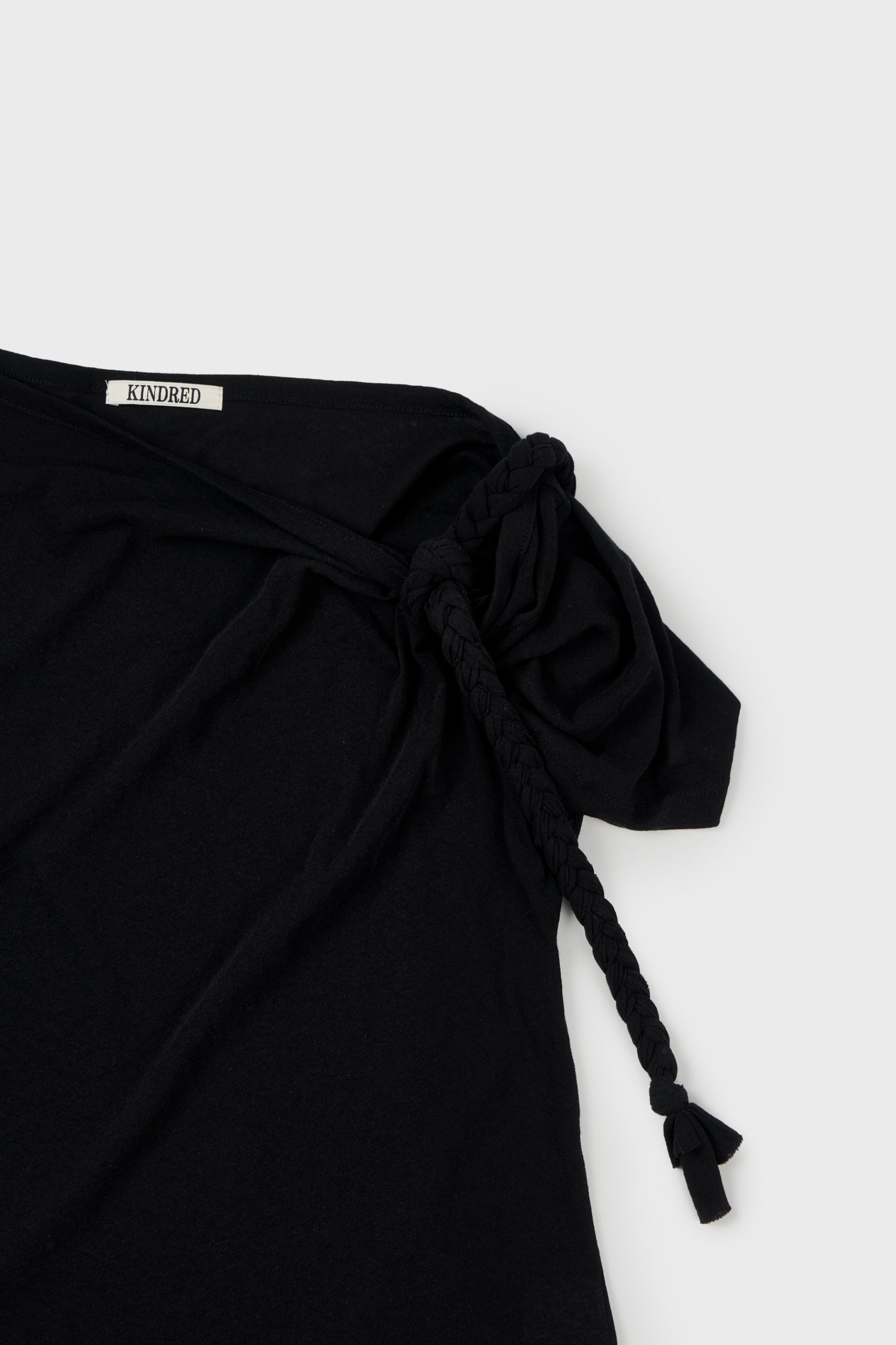 Braided Rope T-shirt - black