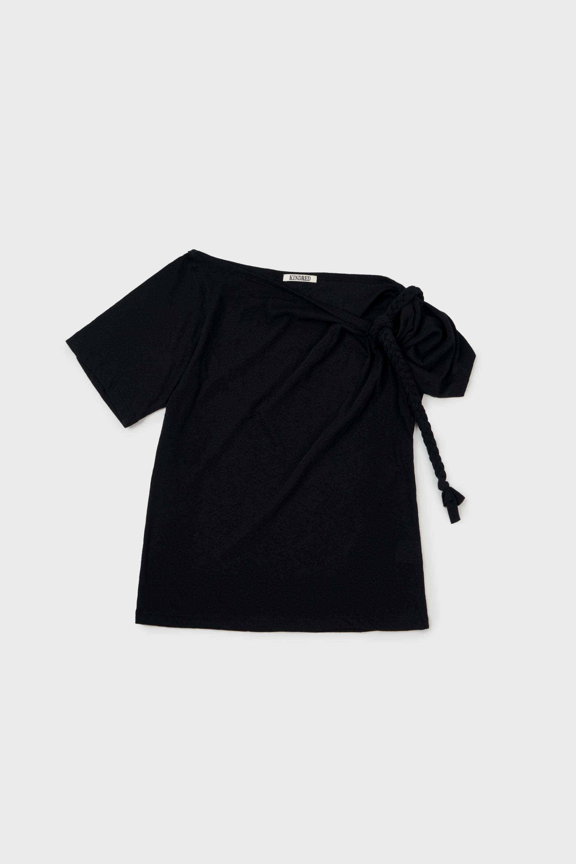 Braided Rope T-shirt - black