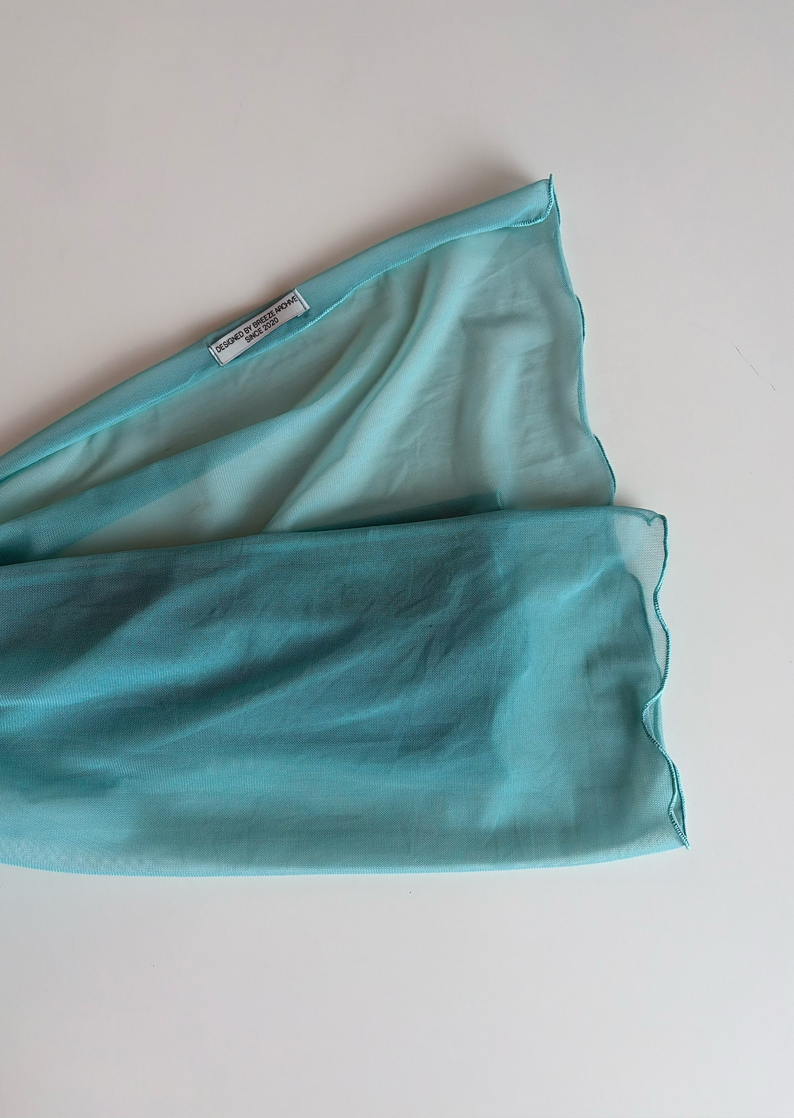 Breezy Shawl Scarf - aqua