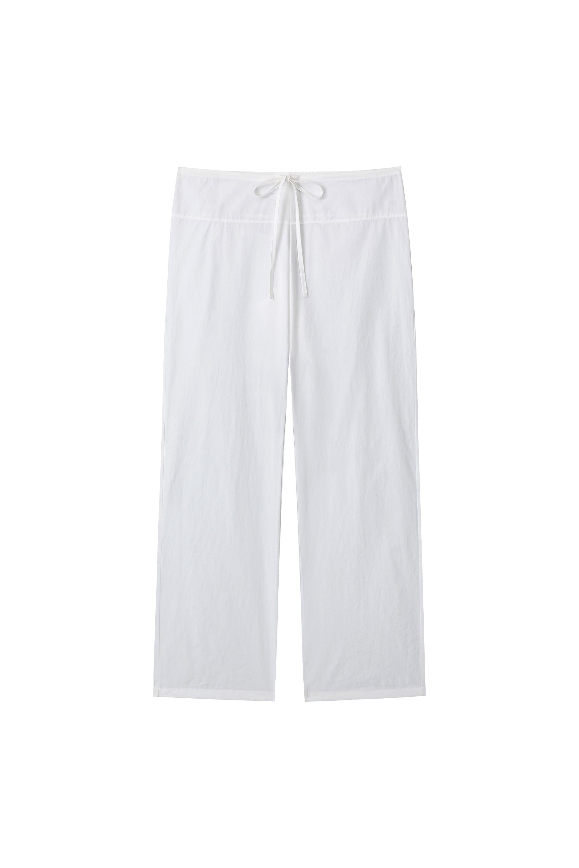 Poplin Pants - white / 7월 6일 출고