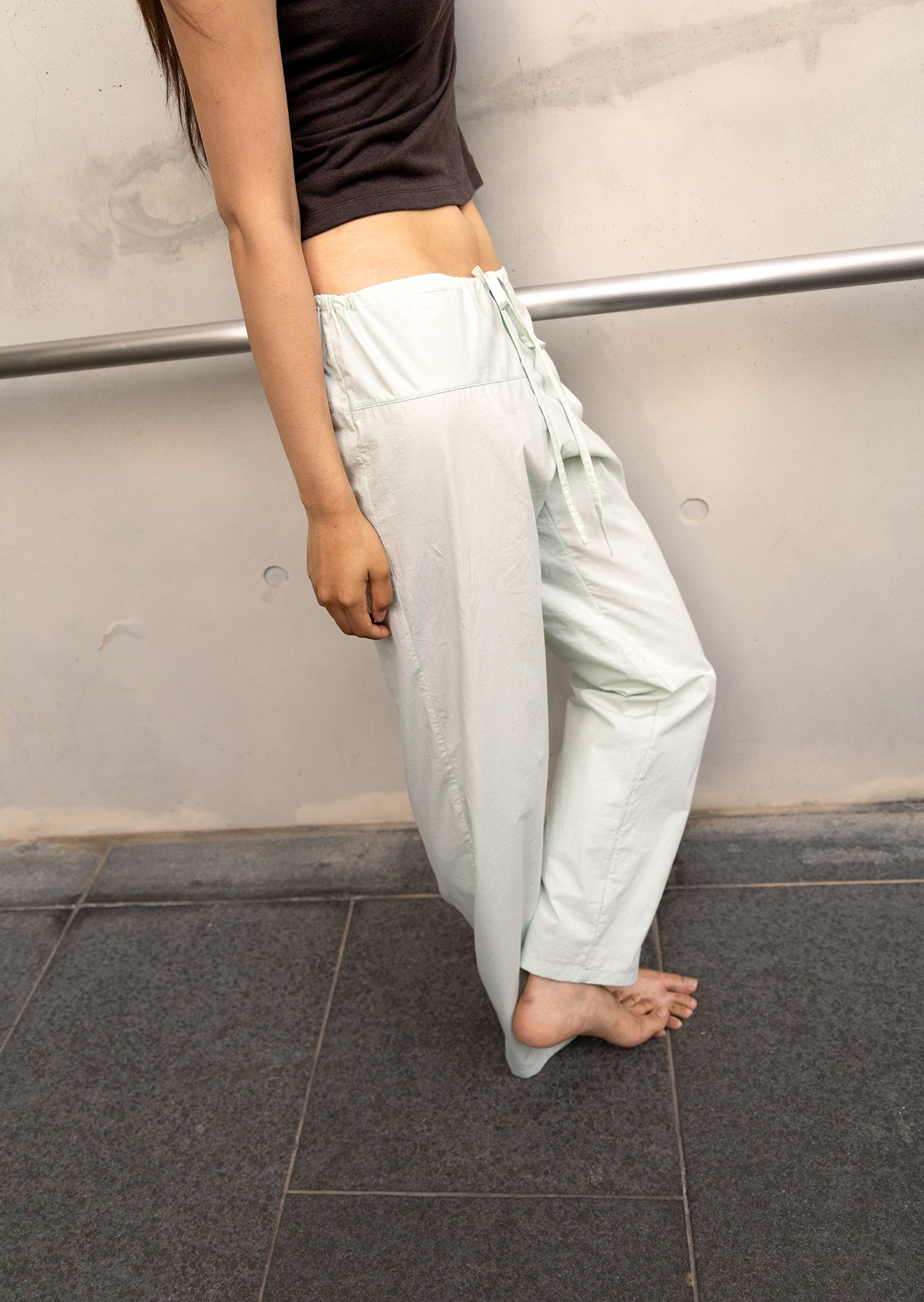 Poplin Pants - mint