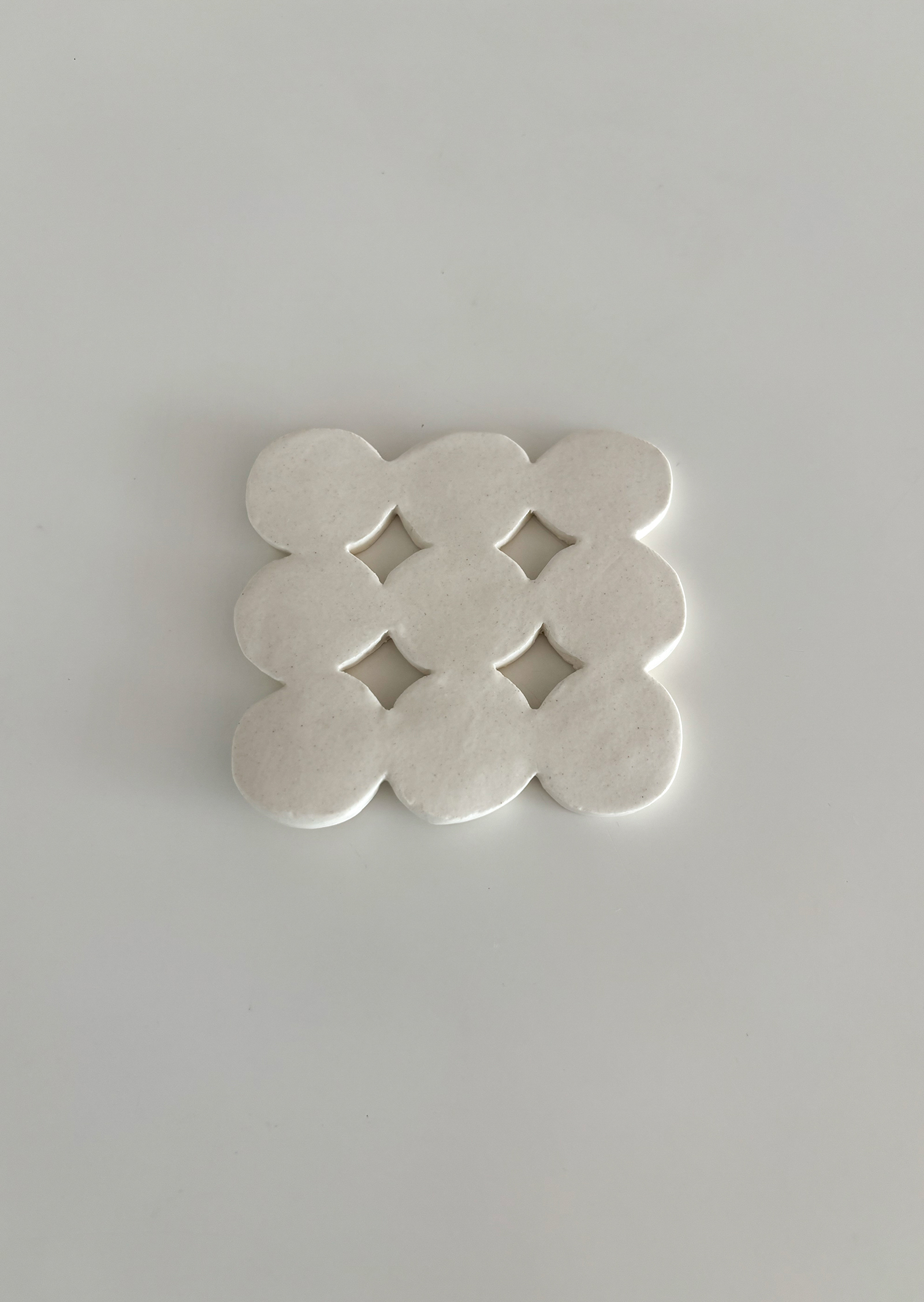 White Pot Holder