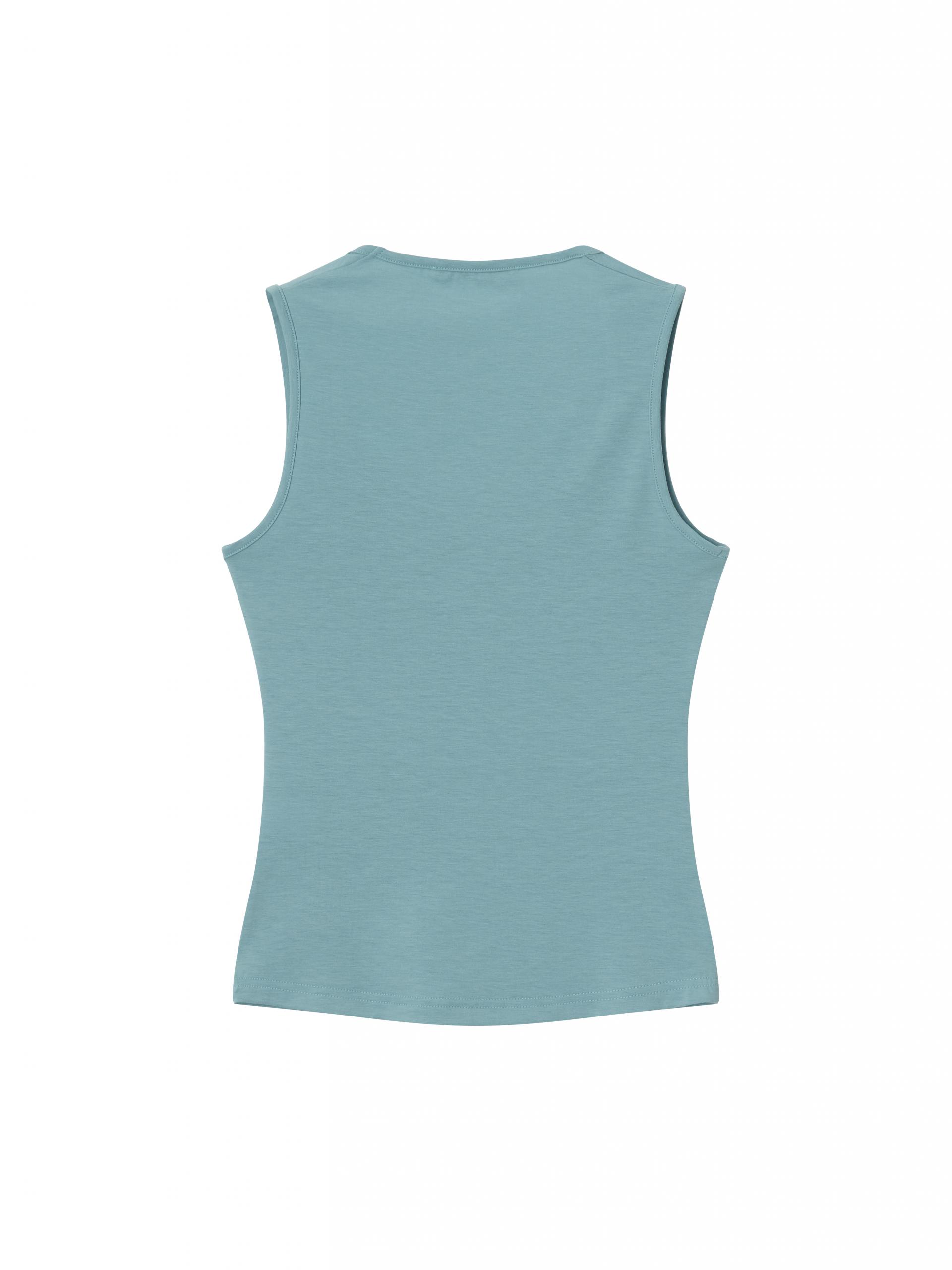 O-neck Sleeveless - blue