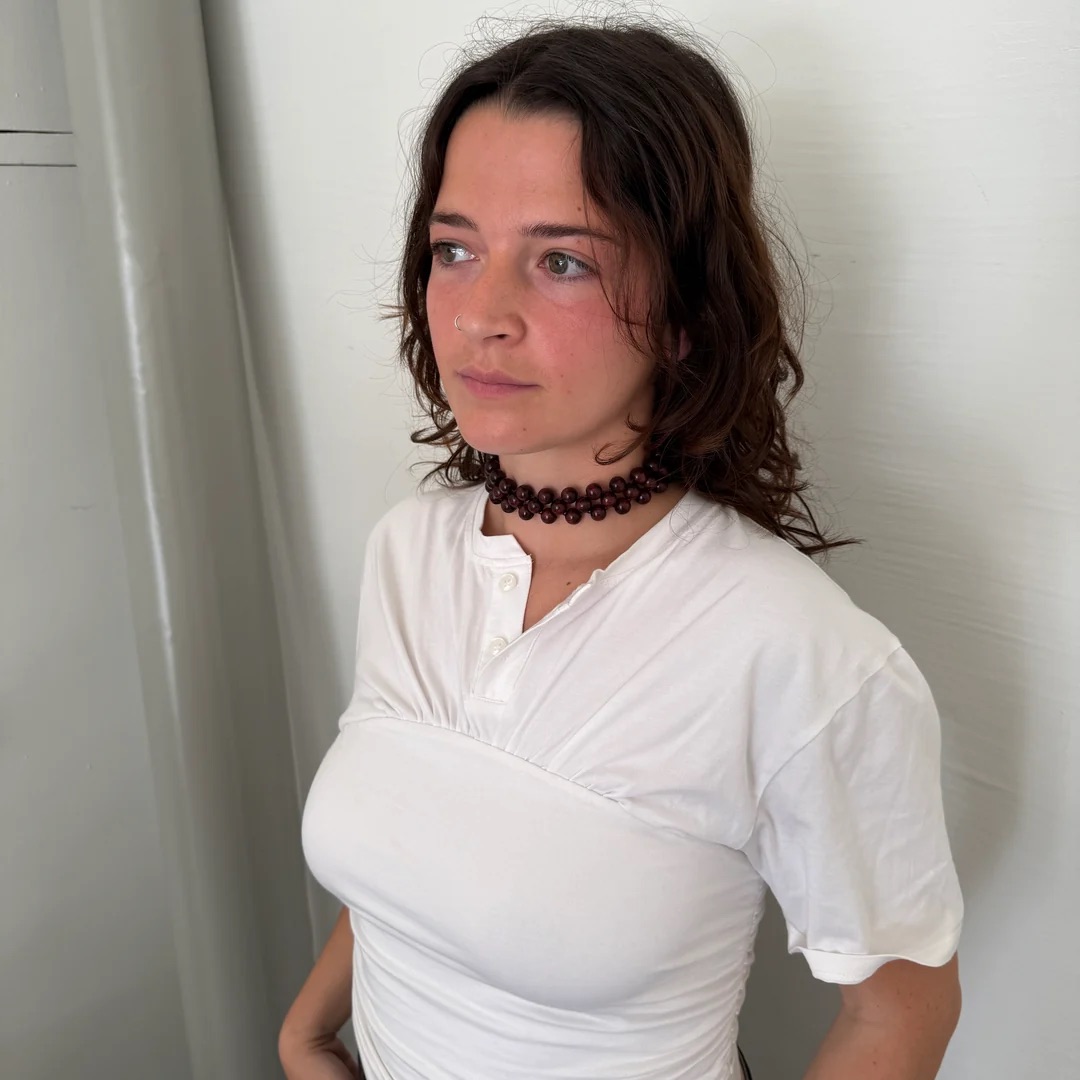 Mori Choker - brown / 8월 7일 출고