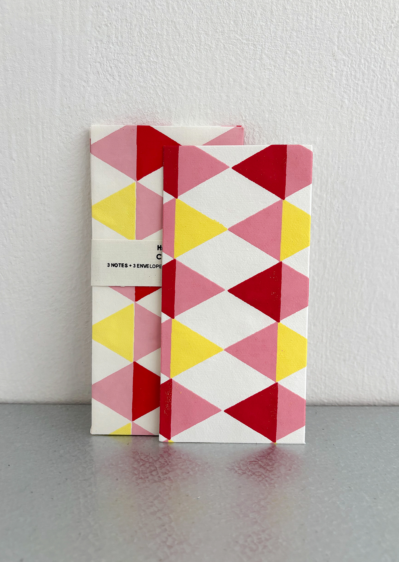 3pack Card and Envelope - red pierrot