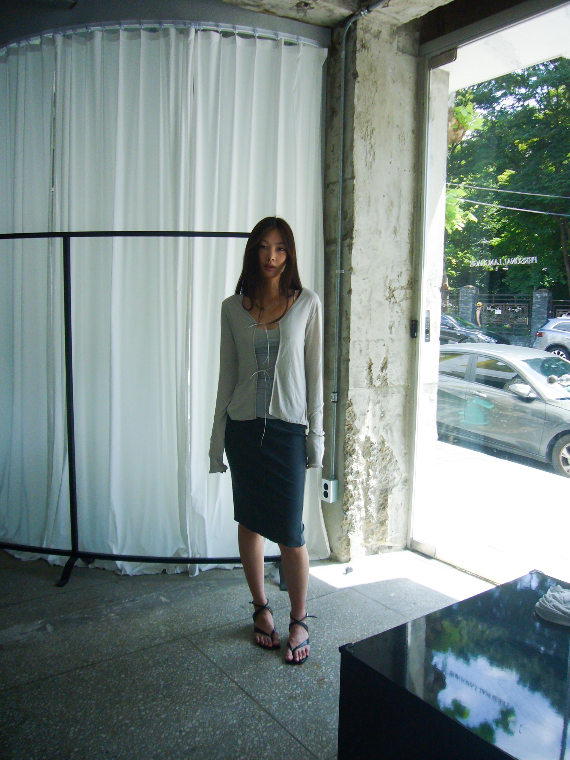 Rae Cardigan - pale grey
