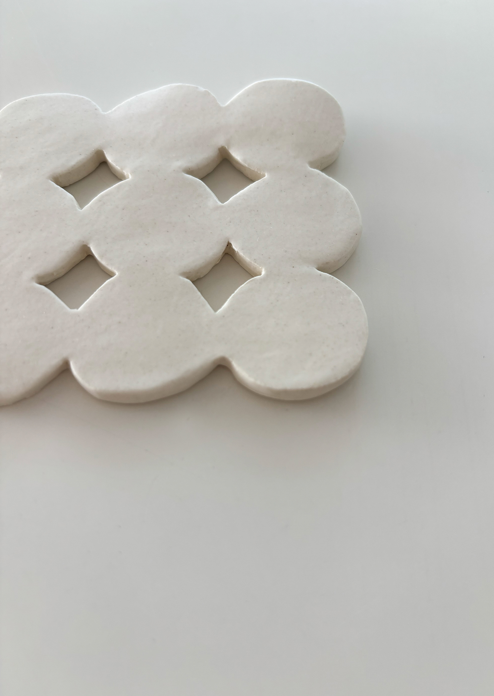 White Pot Holder