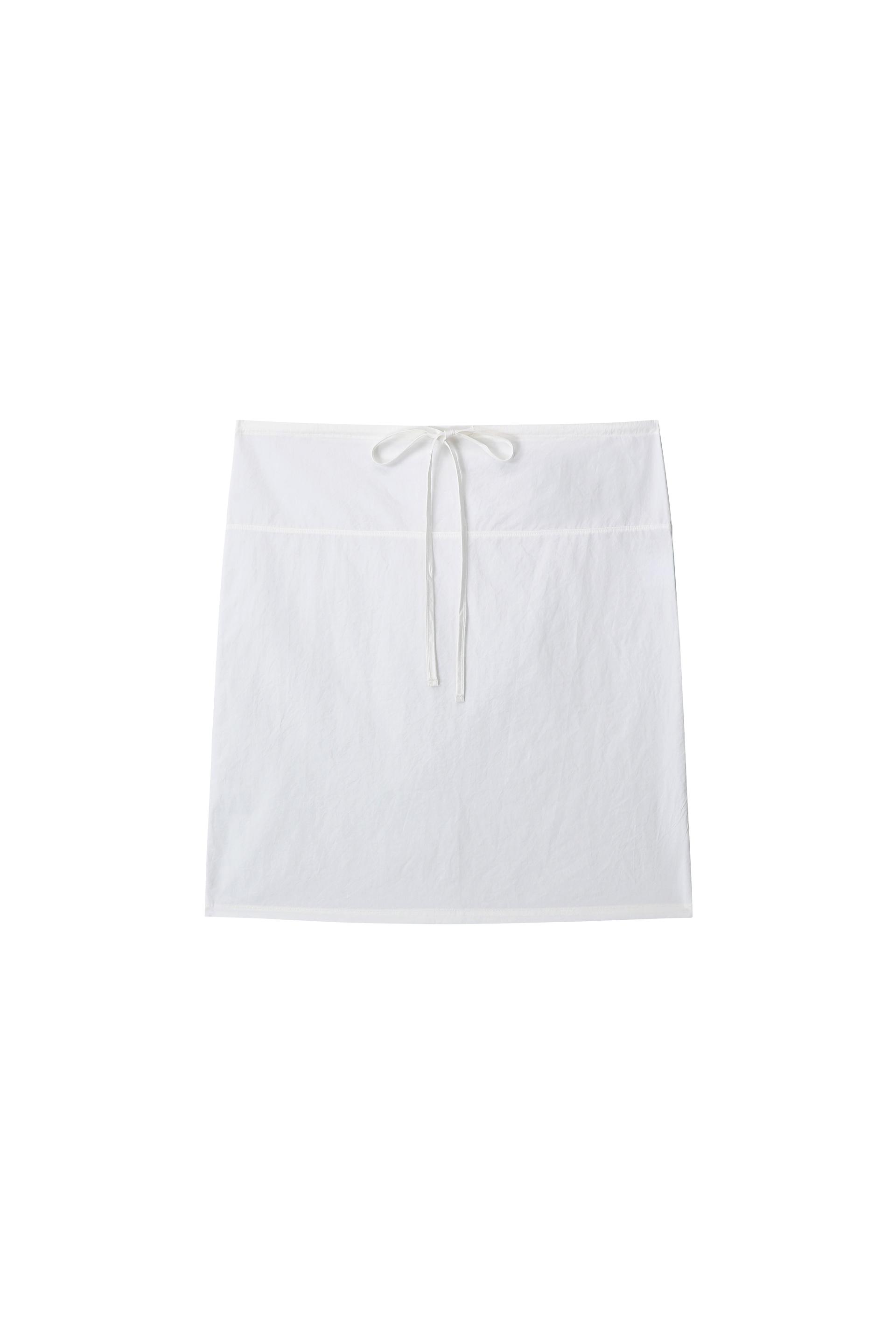 Poplin Skirt - white