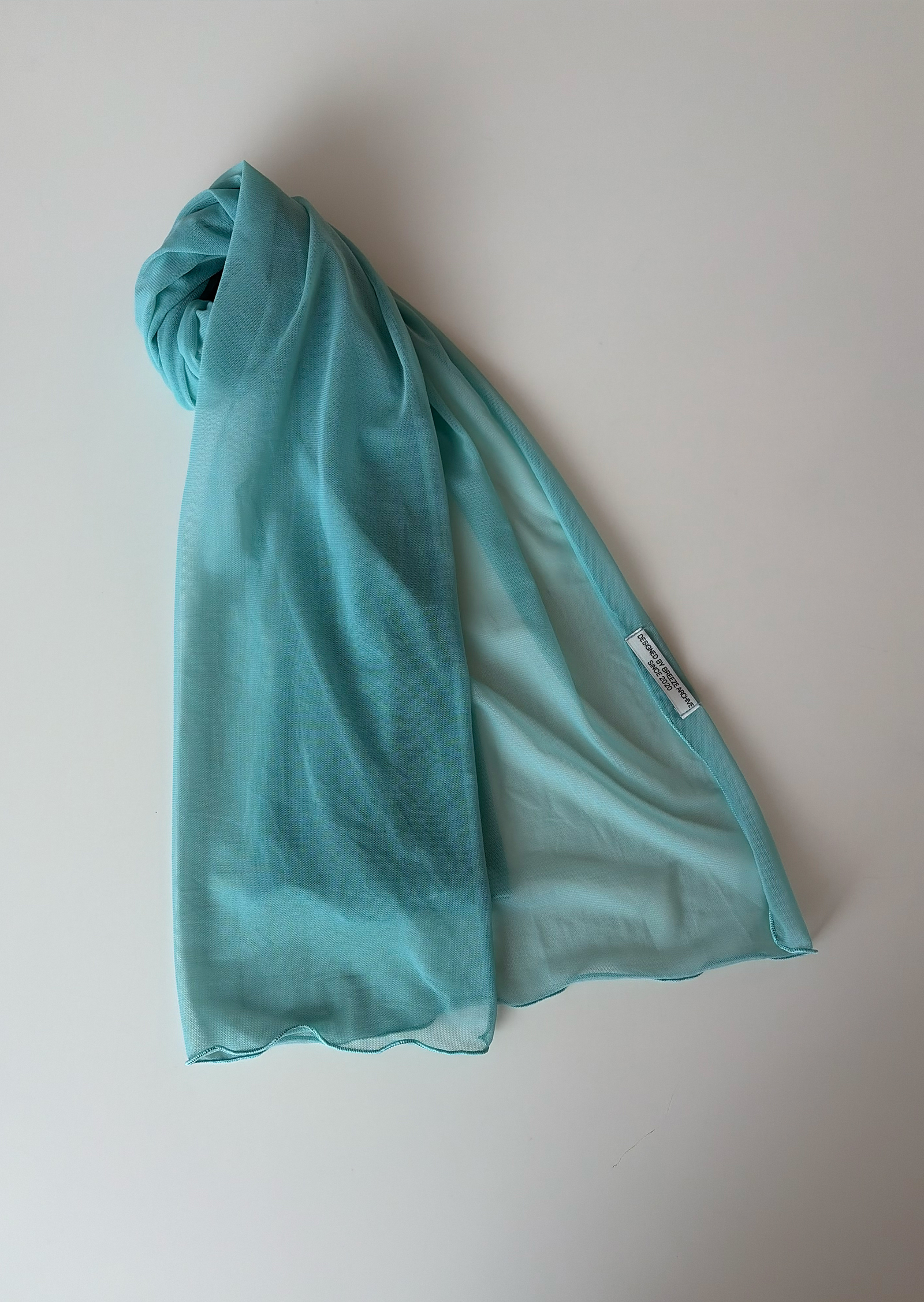 Breezy Shawl Scarf - aqua