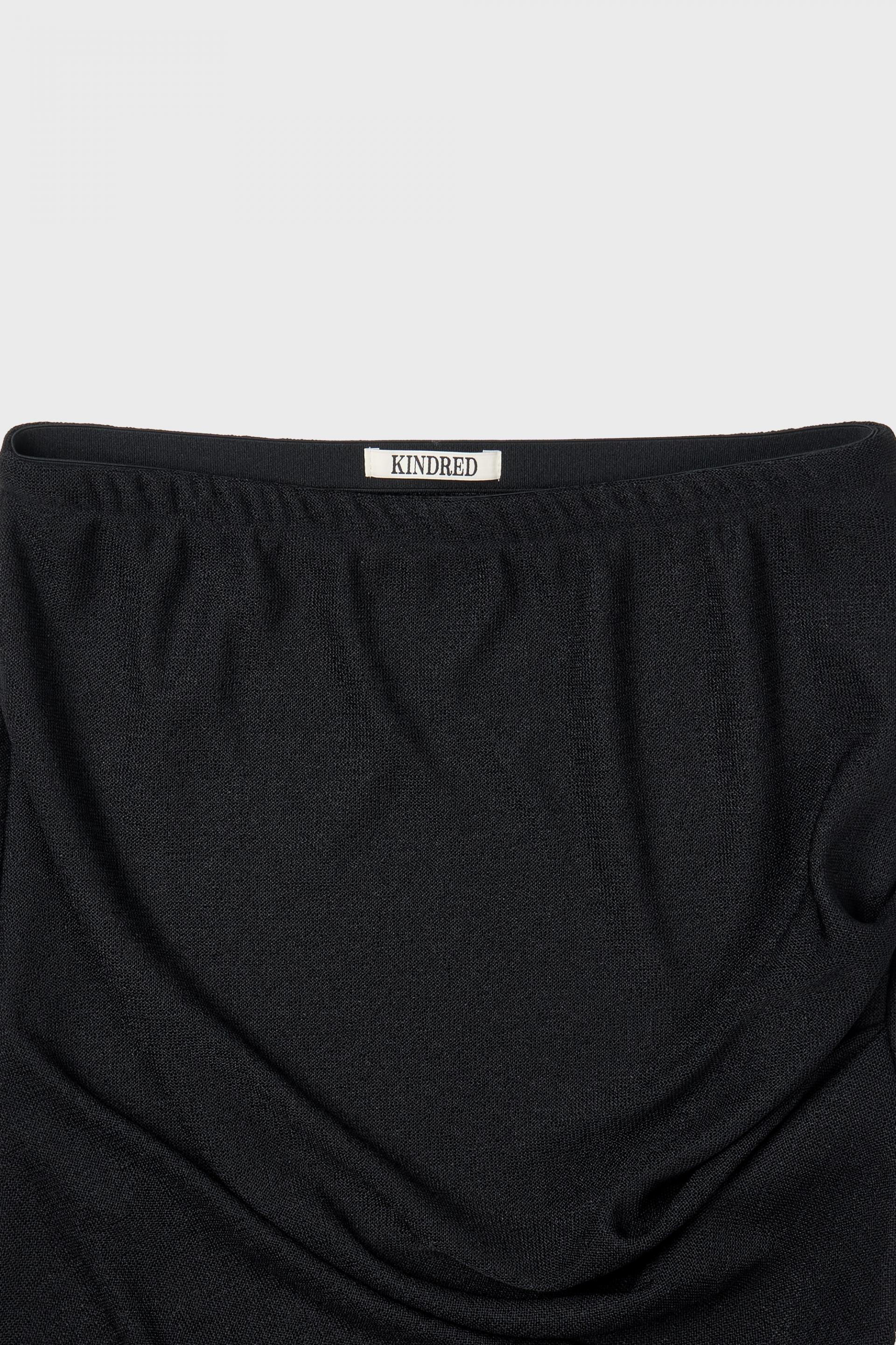 Knotted Shirring Skirt