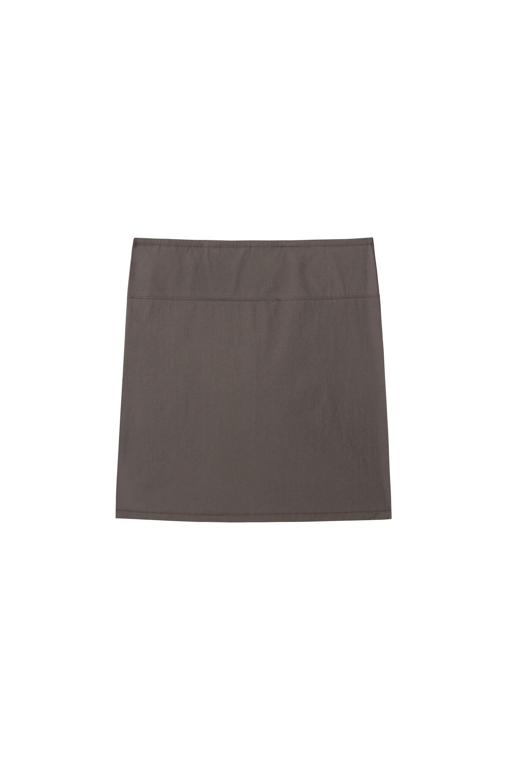 Poplin Skirt - brown