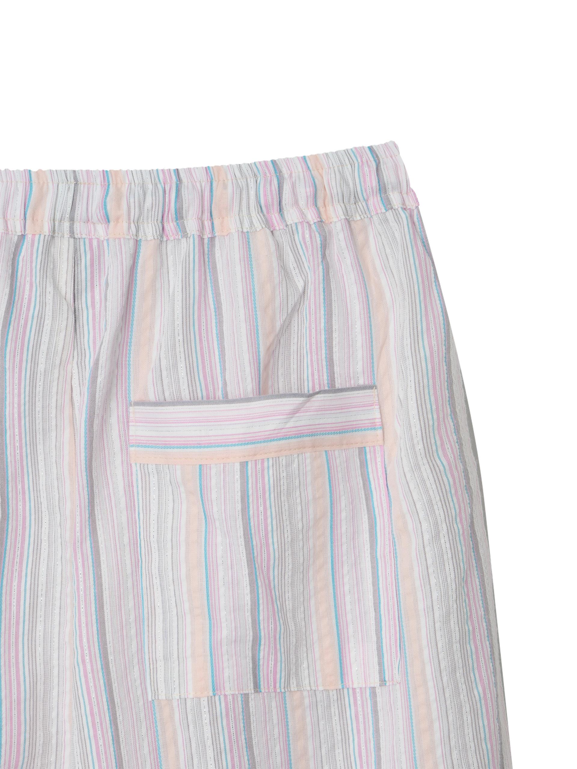 Banding Pants - stripe pink