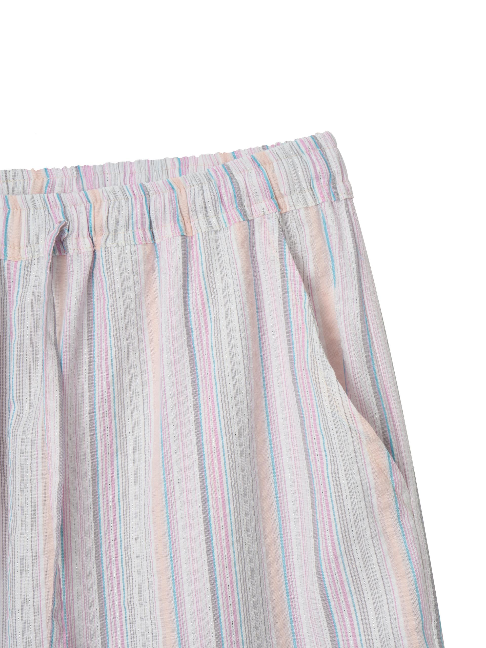 Banding Pants - stripe pink